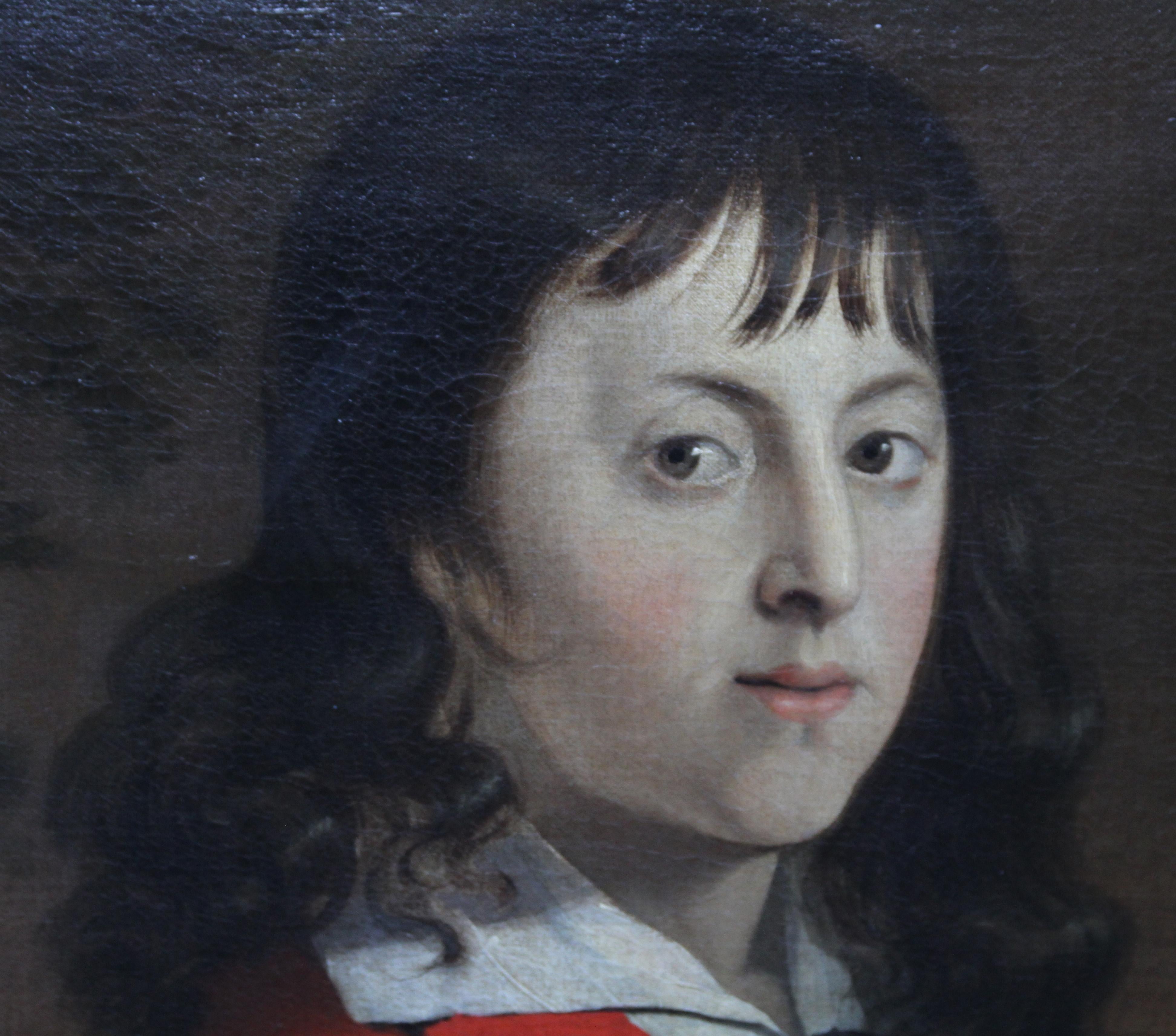 Porträt eines jungen Jungen von Thomas Wagstaff – schottisches Ölgemälde aus dem 18. Jahrhundert im Angebot 2