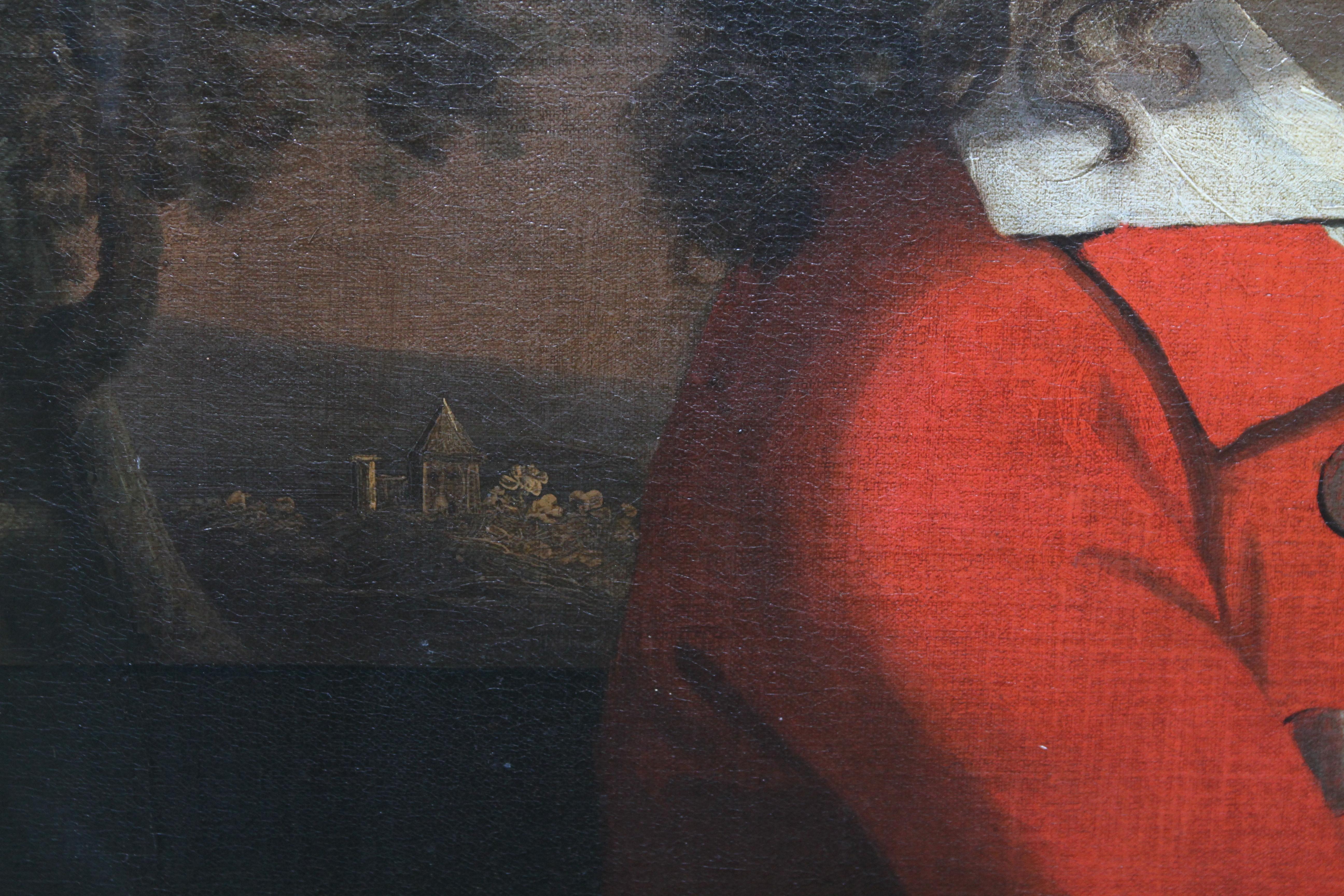 Porträt eines jungen Jungen von Thomas Wagstaff – schottisches Ölgemälde aus dem 18. Jahrhundert im Angebot 5