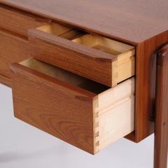 Attributed to Arne Vodder Small Freestanding Teak Chest or Sewing Table 1950s