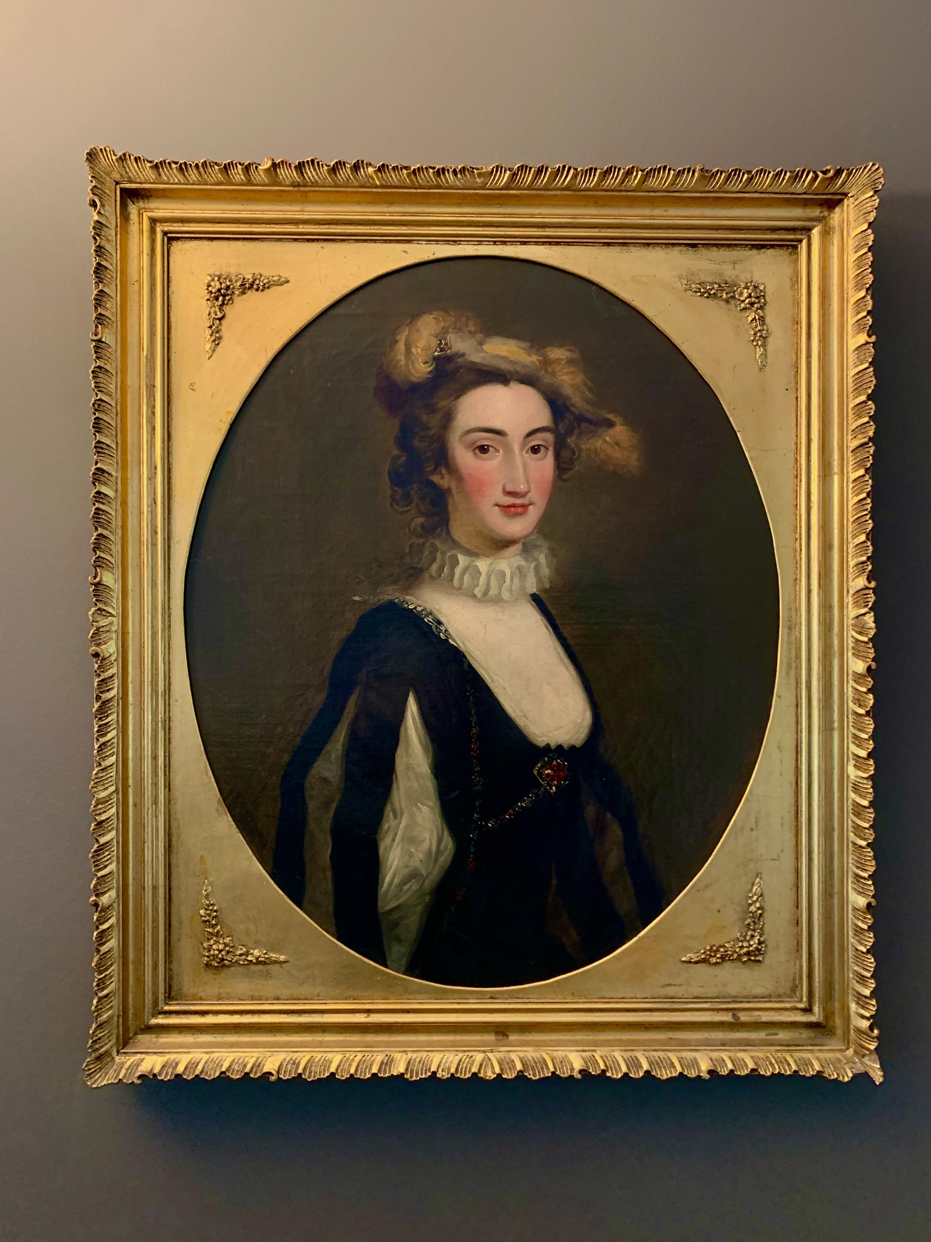 Portrait of Lady Elizabeth Pole - 18th century British Portrait Painting 13