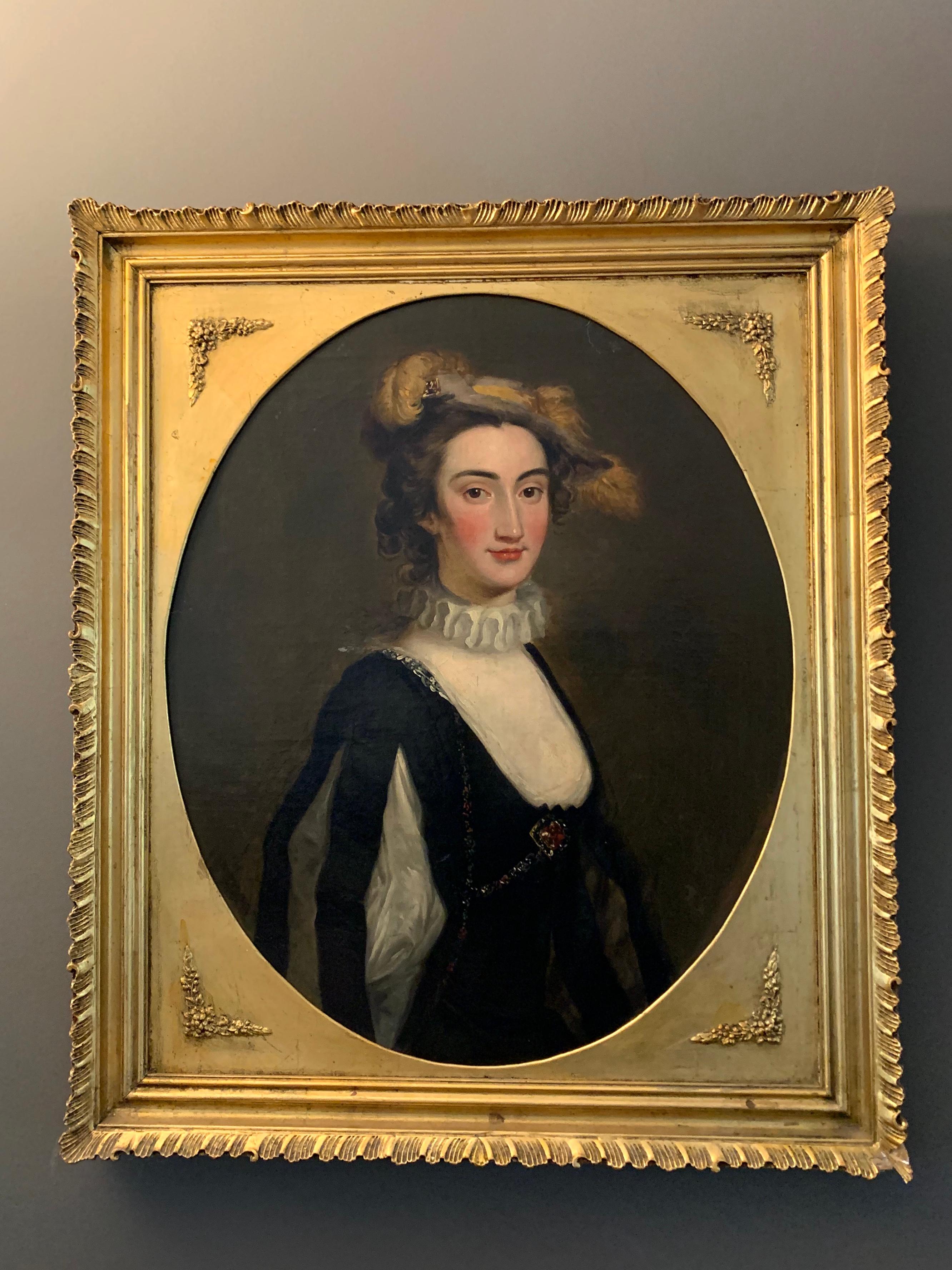 Portrait of Lady Elizabeth Pole - 18th century British Portrait Painting 14