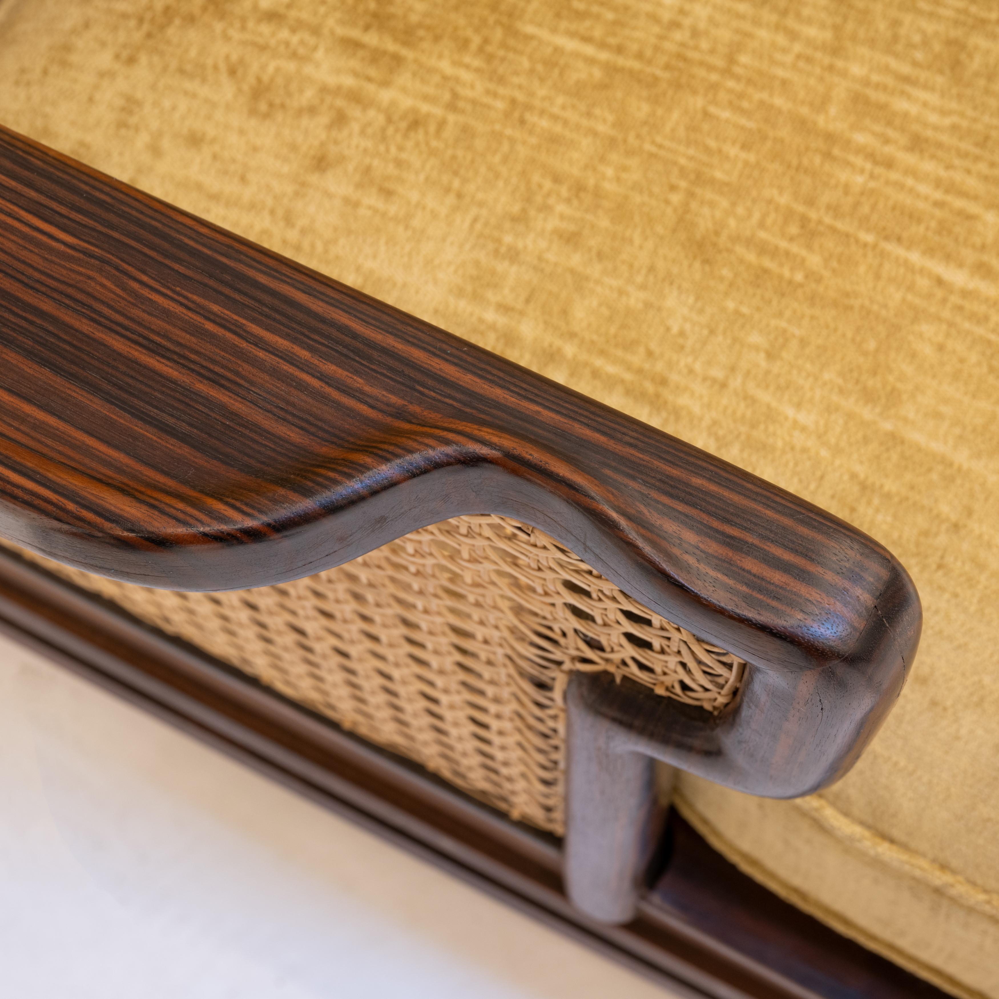 Attributed to Bruno Paul, expressive armchair, 1925, Viennese Mesh im Angebot 5