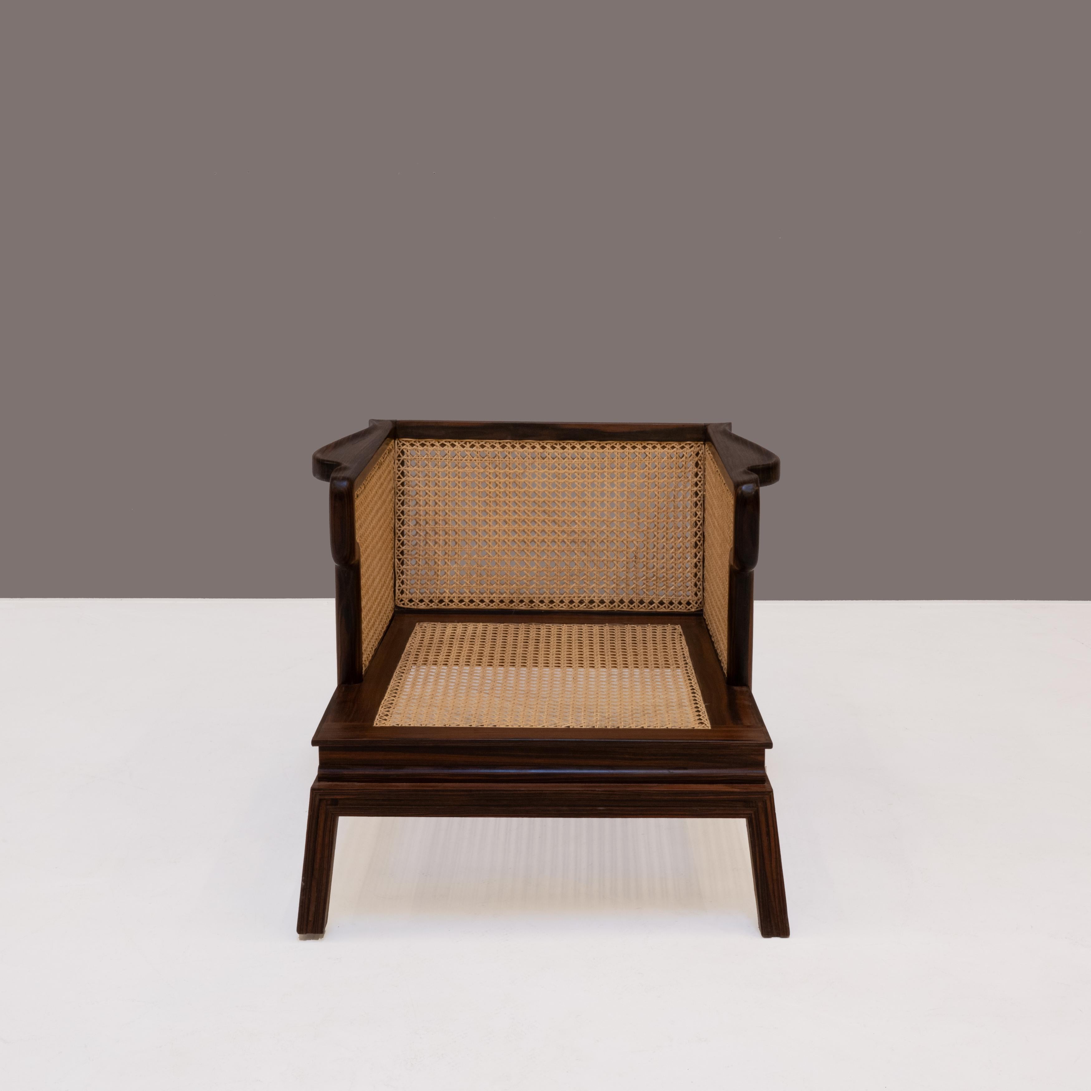 Attributed to Bruno Paul, expressive armchair, 1925, Viennese Mesh (Frühes 20. Jahrhundert) im Angebot