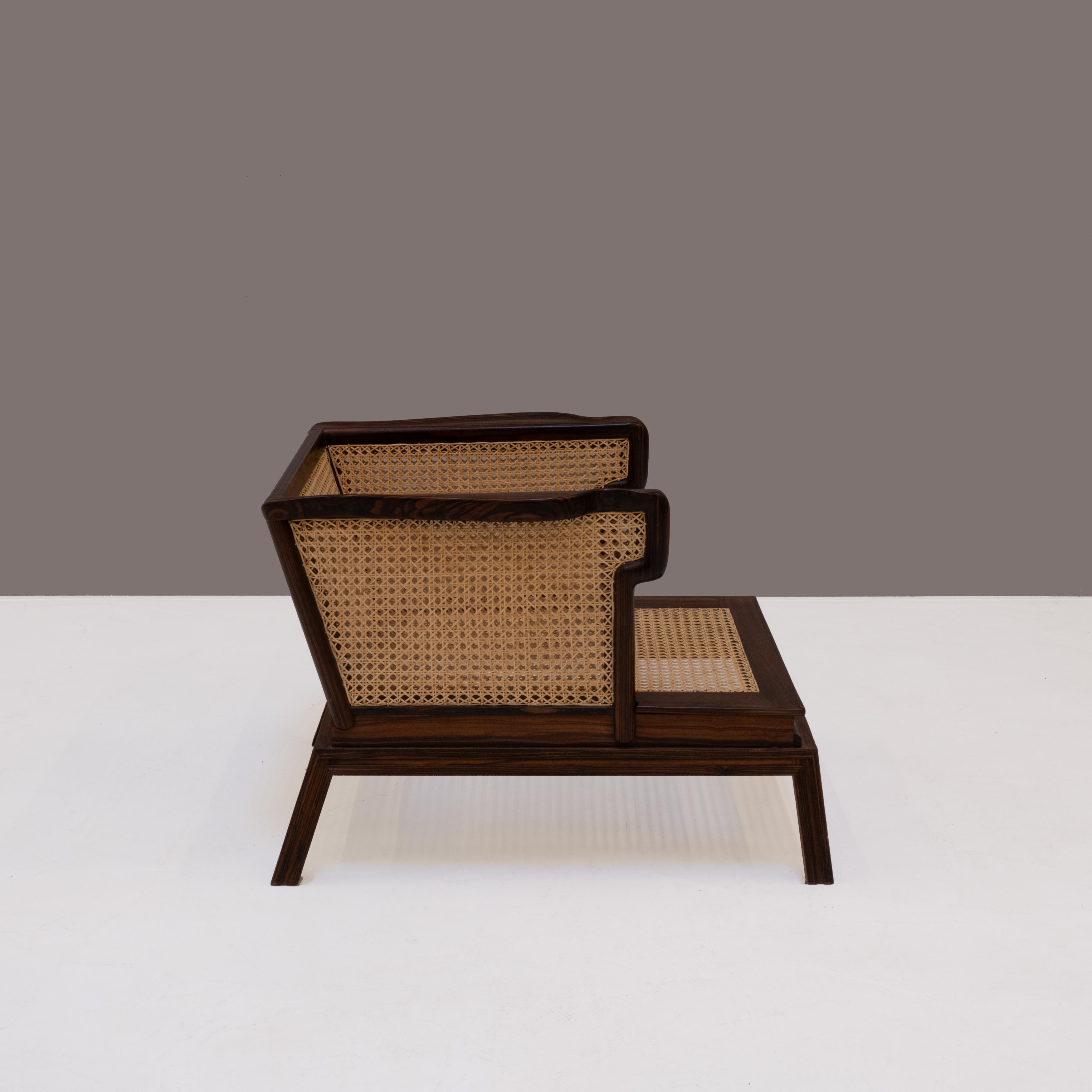 Attributed to Bruno Paul, expressive armchair, 1925, Viennese Mesh (Stoff) im Angebot