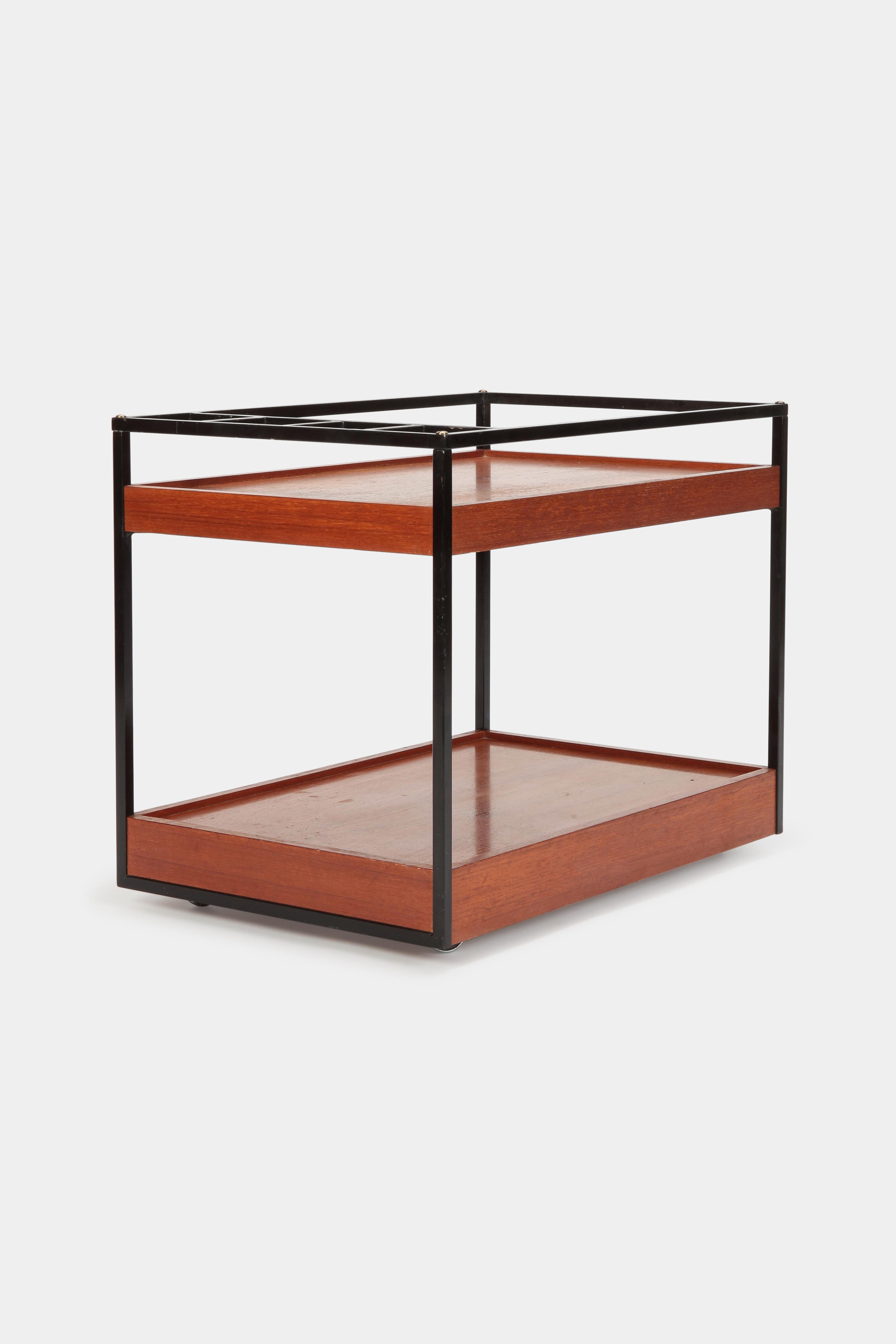 Mid-Century Modern Attributed to Cees Braakman Bar Cart Pastoe, 1950s