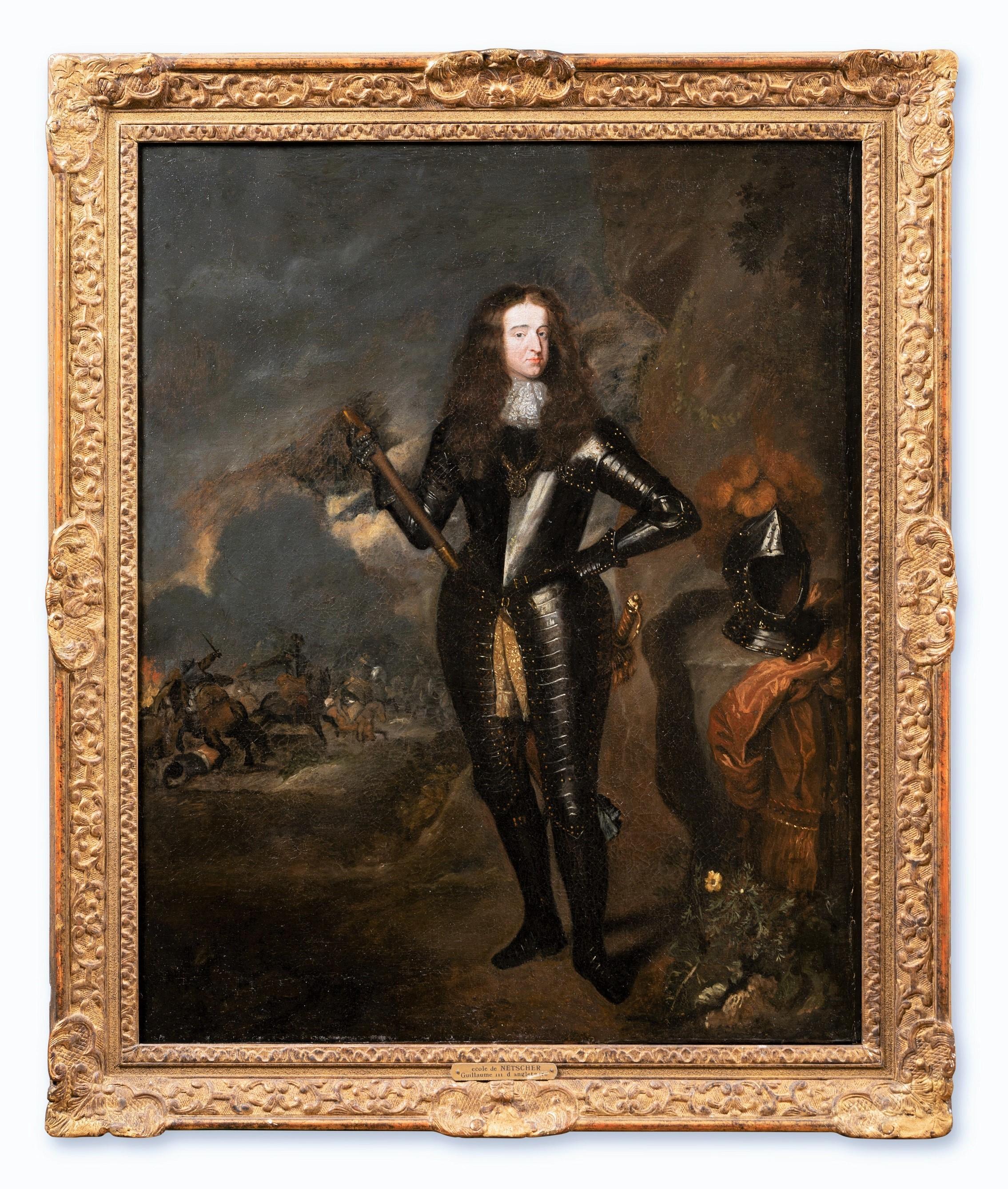 17th c. Dutch School William III, Prince of Orange, studio Constantin  Netscher For Sale at 1stDibs