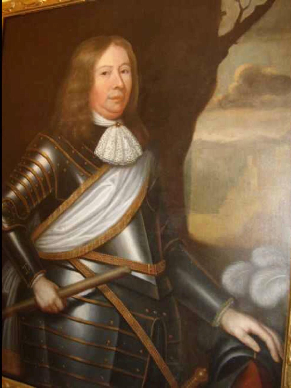 17th Century Oil Portrait Painting of David Wemyss, 2nd Earl of Wemyss For Sale 3