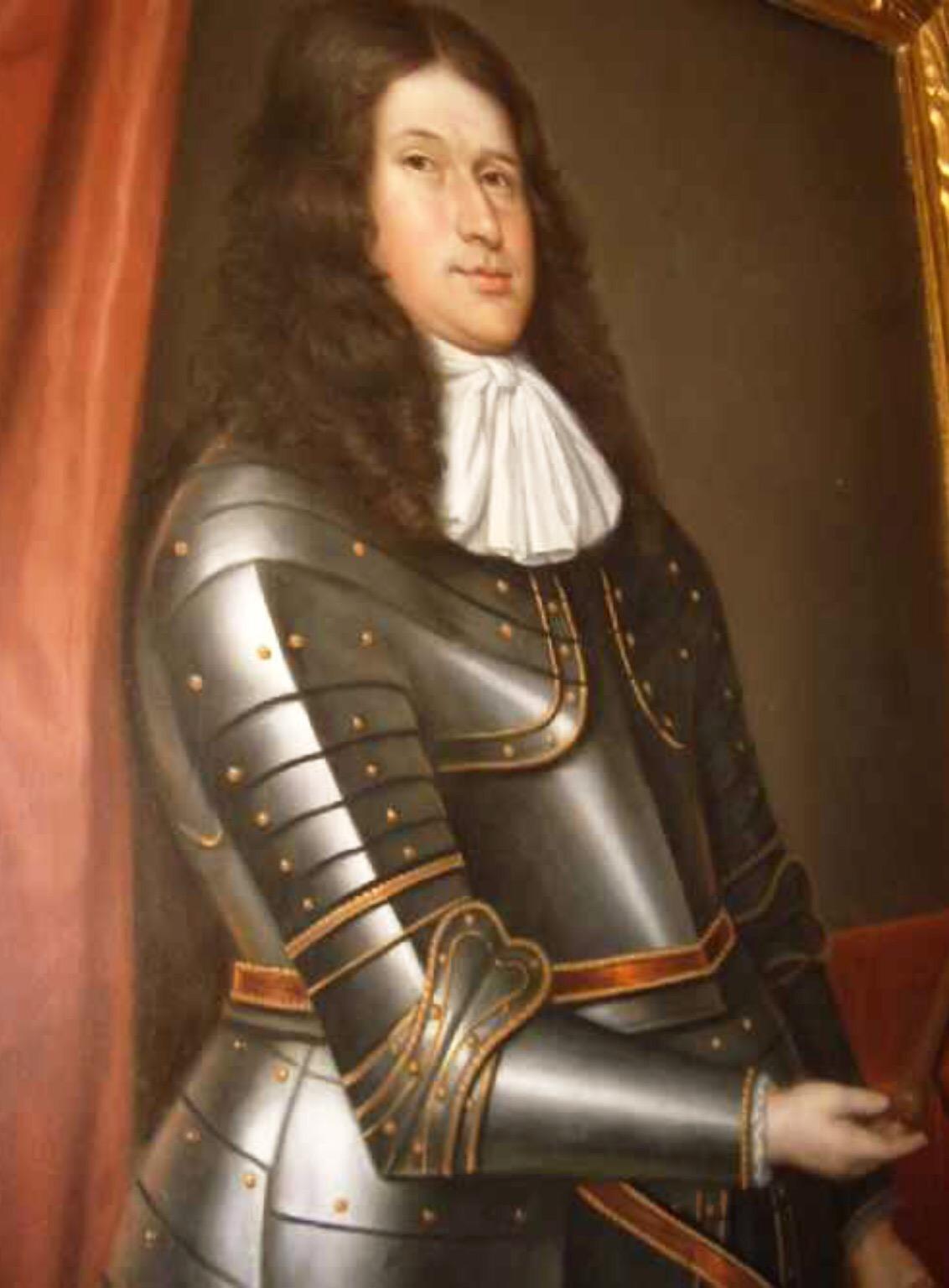 Late 17th Century Oil Portrait Painting of Mr.Gibson of Durie (1601-1694)h For Sale 1