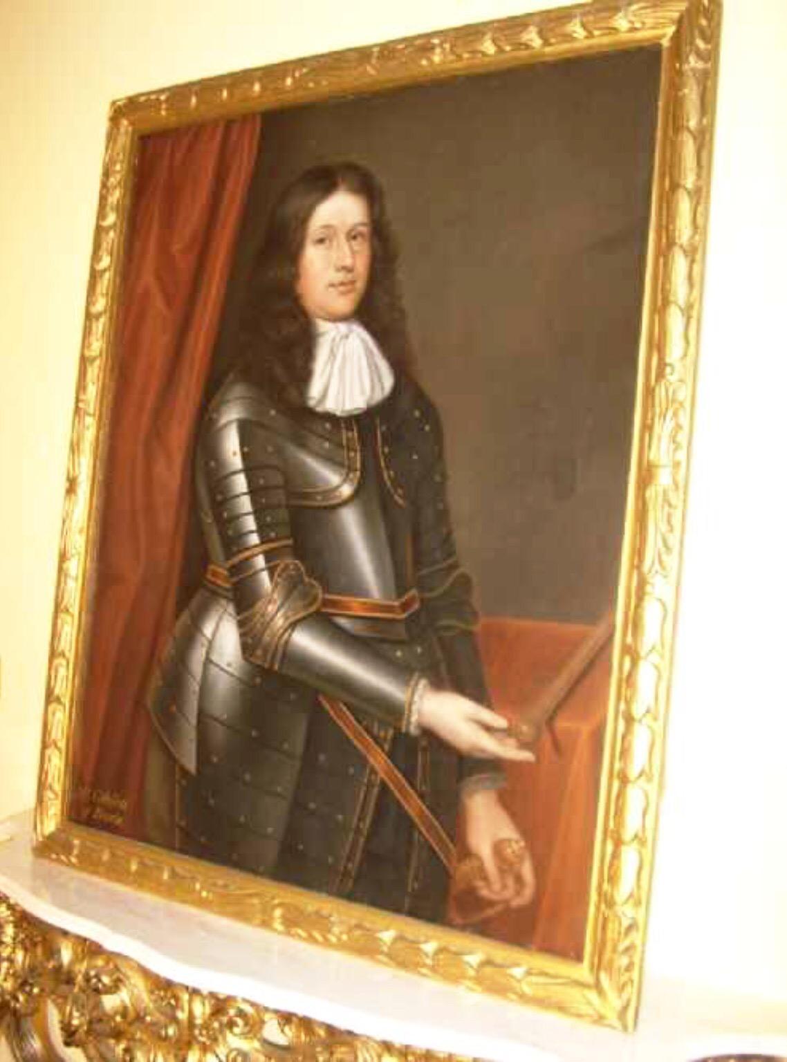 Late 17th Century Oil Portrait Painting of Mr.Gibson of Durie (1601-1694)h For Sale 3