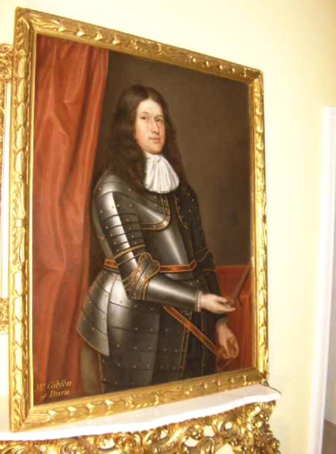 Late 17th Century Oil Portrait Painting of Mr.Gibson of Durie (1601-1694)h For Sale 4