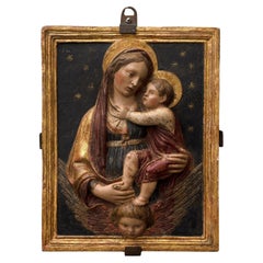 Used Attributed to Domenico di Paris - Madonna and The Child, 15th century