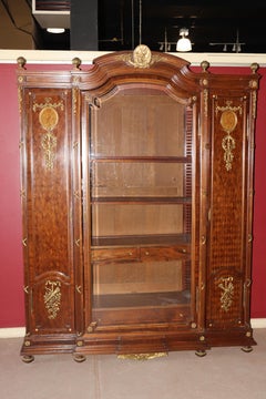 Attributed to Francoise Linke Locks Signed Divivier Paris Louis XVI Armoire