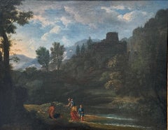 Gaspard Dughet Circle Old Master 17th Century Italian Landscape Rome