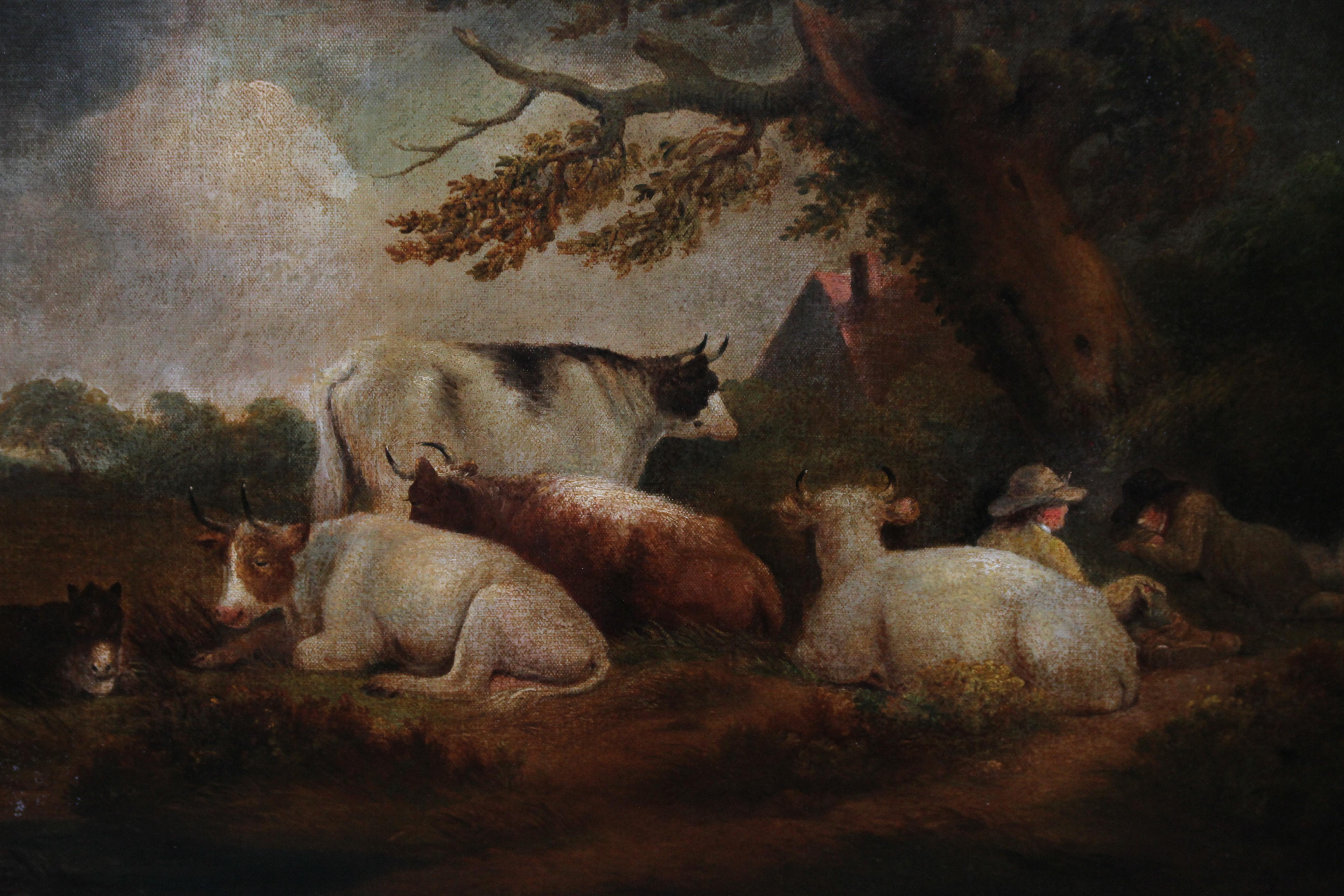18th century pastoral painting