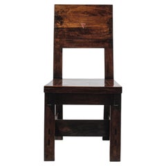Giovanni Michelucci Walnut Chairs, Set of Four, Italy, Circa 1919, Attributed