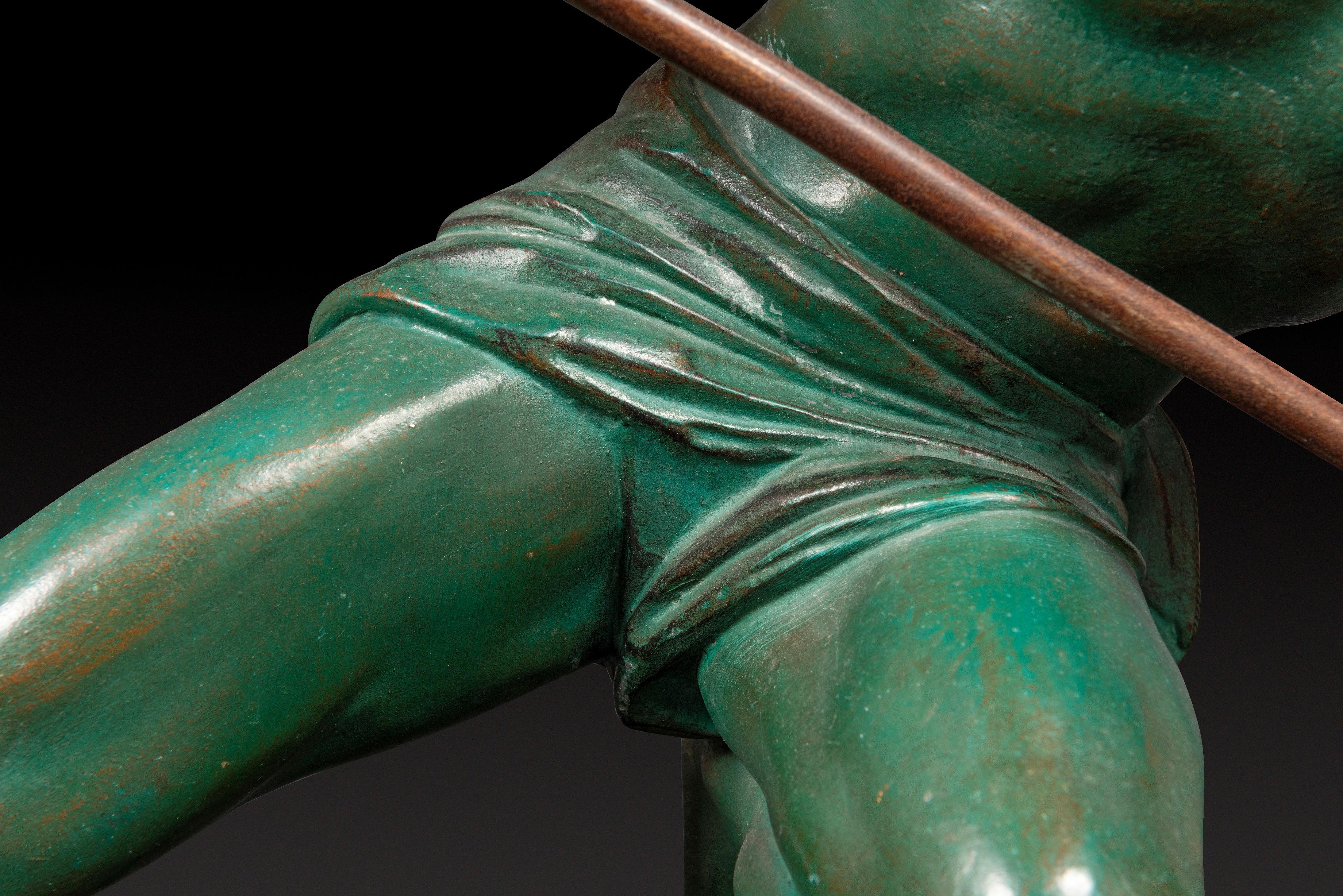 Attribuito a GUSTAVE LOUIS BUCHET (1888-1963) Statua in bronzo 