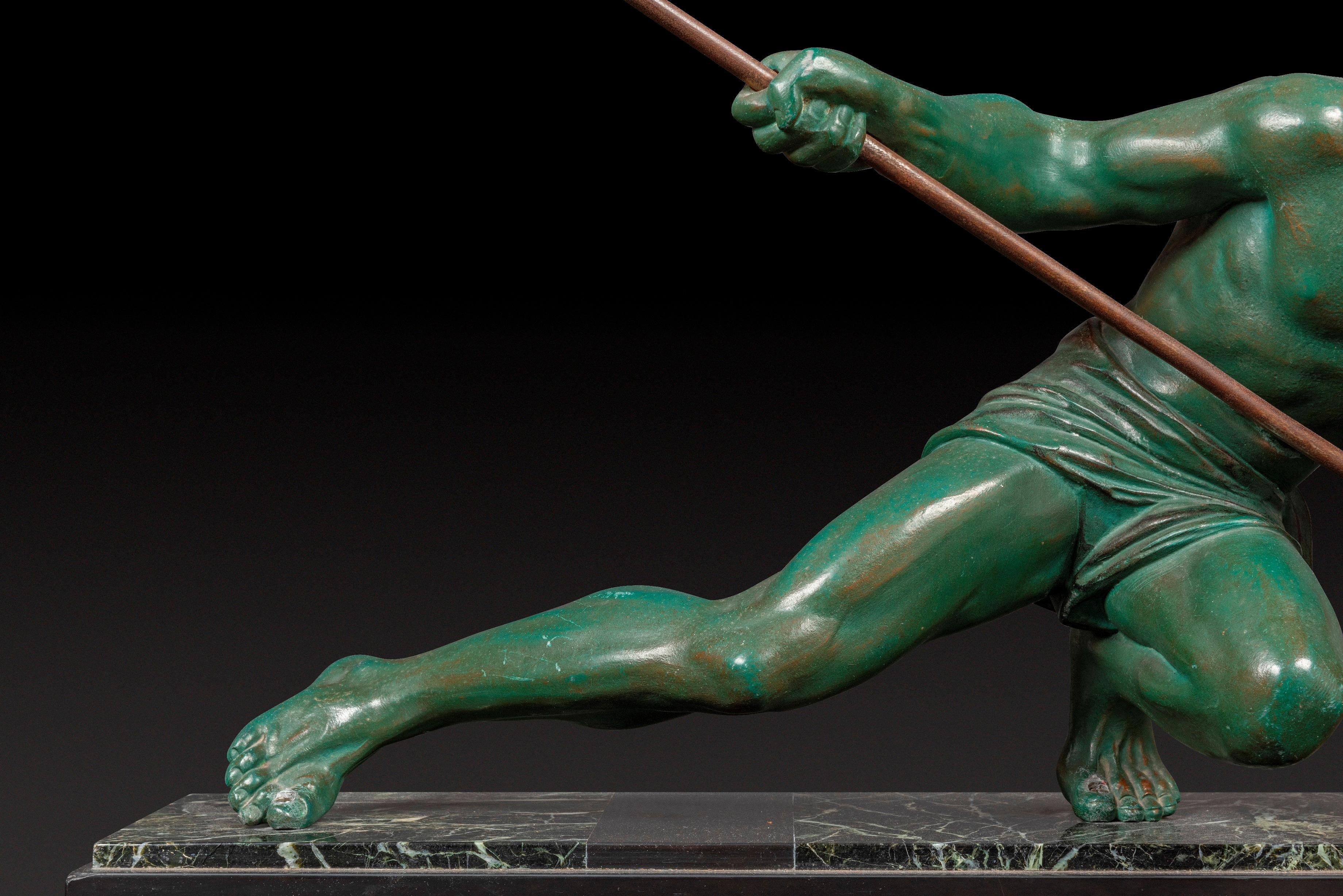 Attribuito a GUSTAVE LOUIS BUCHET (1888-1963) Statua in bronzo 