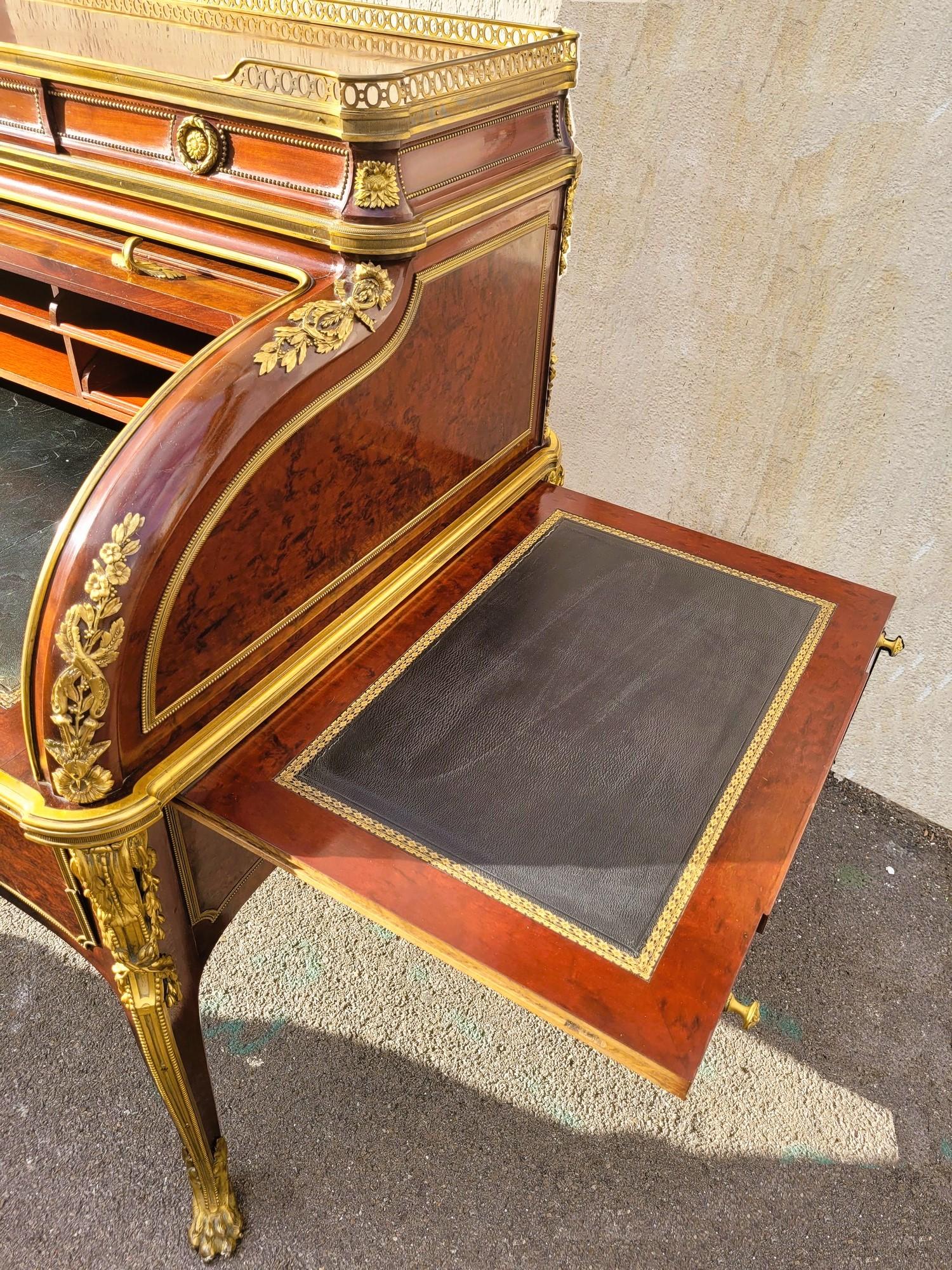 Dopo H. Dasson, Scrivania a cilindro, XIX secolo in vendita 4