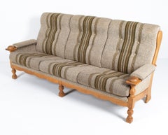 Attributed to Henning Kjærnulf Danish Modern Sofa in White Oak & Wool