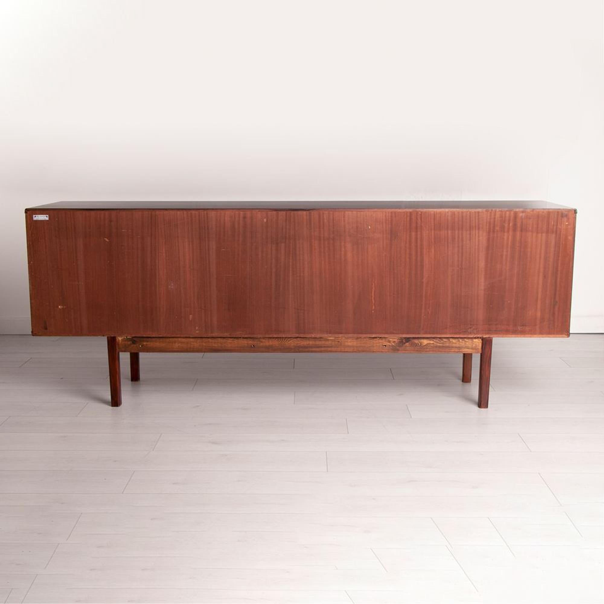 Attributed to Ib Kofod-Larsen, Freestanding Sideboard in Rosewood For Sale 6