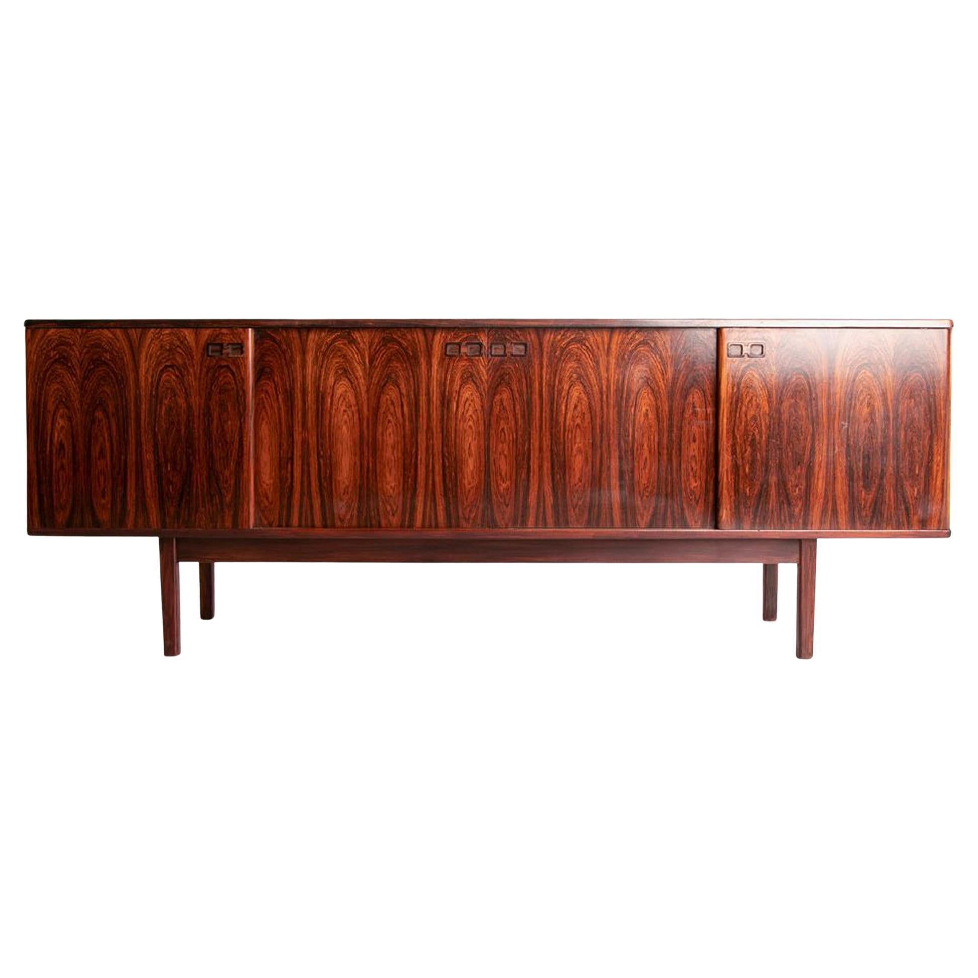 Attributed to Ib Kofod-Larsen, Freestanding Sideboard in Rosewood For Sale