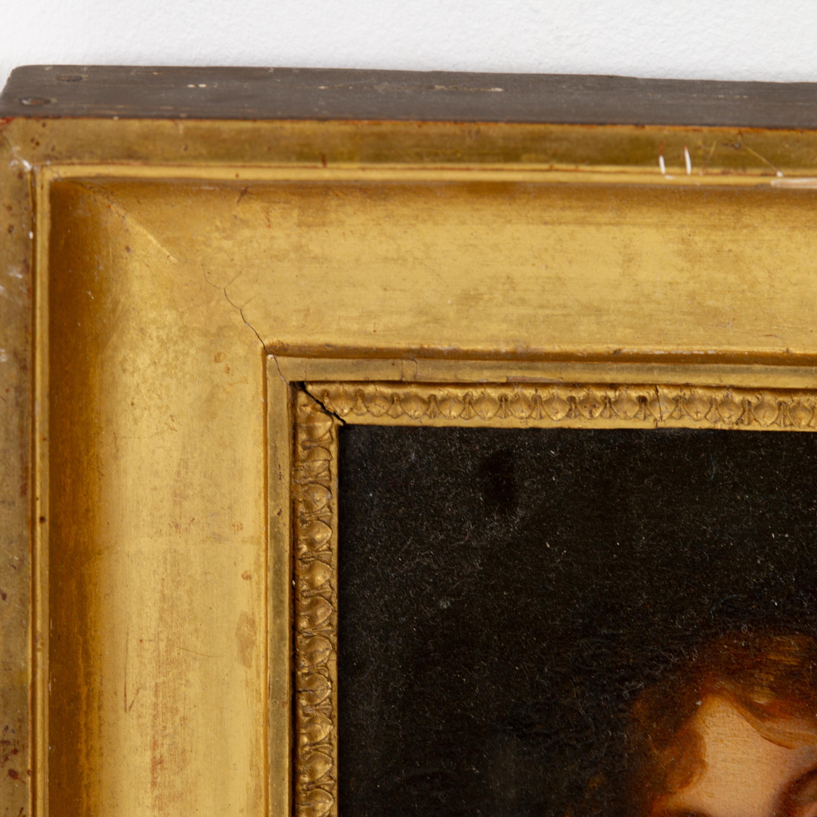 Atribuido a JACQUES-ANTOINE VALLIN (París 1760-1831) Retrato de viejo maestro del siglo XVIII en Bueno estado para la venta en Nottingham, GB