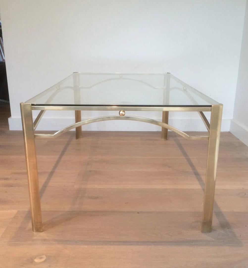 Attributed to Jacques Quinet, Bronze Coffee Table 8