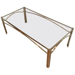 Attributed to Jacques Quinet, Bronze Coffee Table