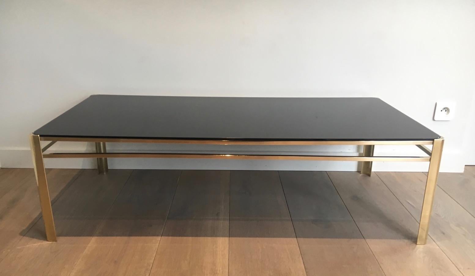 Attributed to Jacques Quinet, Bronze Coffee Table, Signed and Numbered For Sale 4