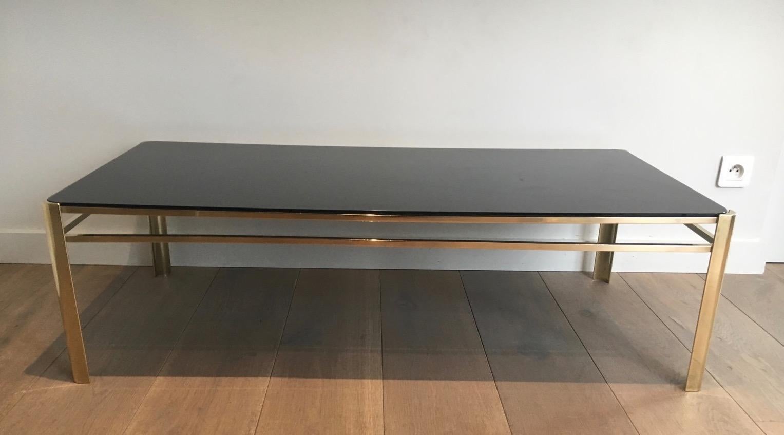 French Attributed to Jacques Quinet, Bronze Coffee Table, Signed and Numbered For Sale