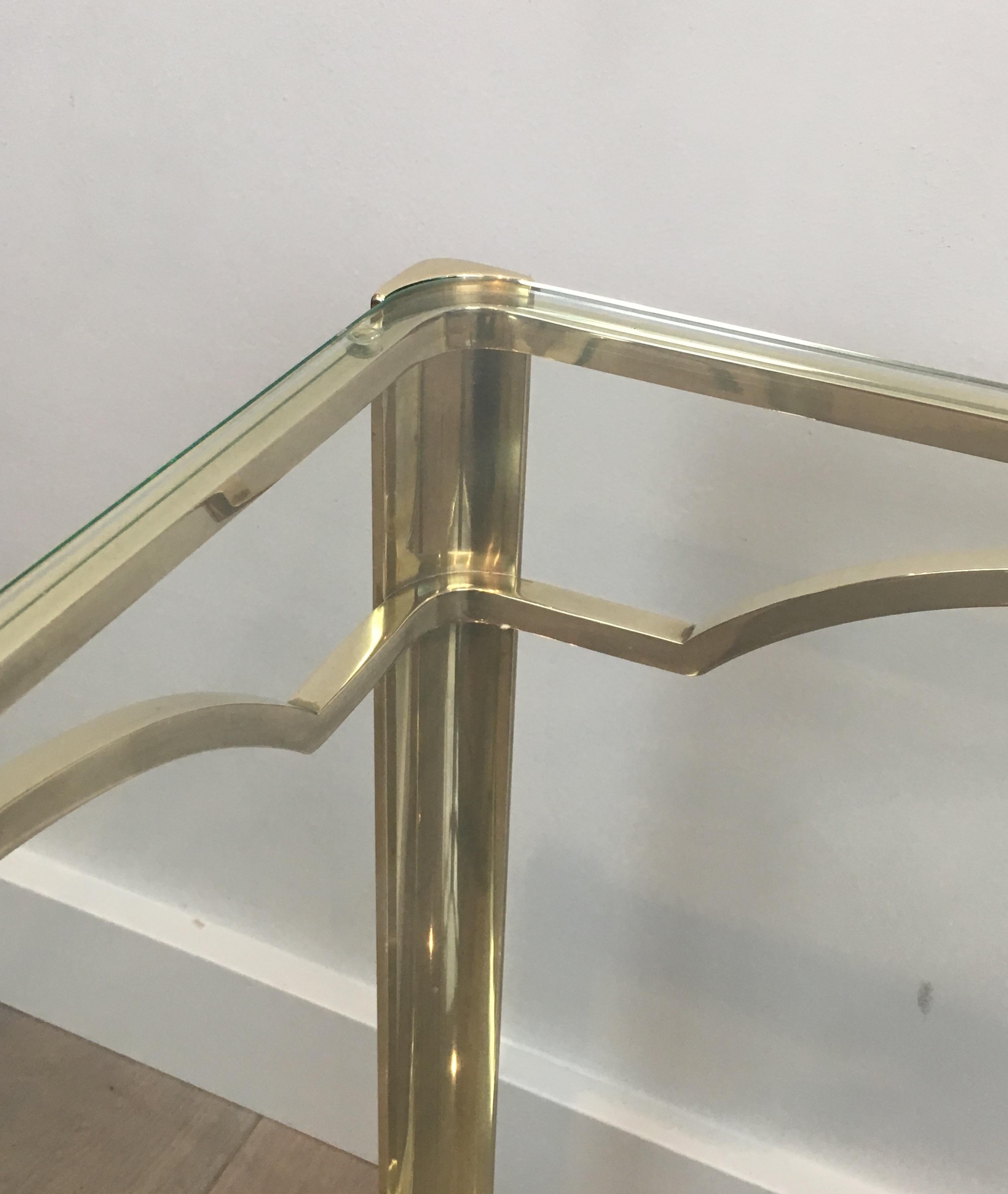 Attributed to Jacques Quinet, Bronze Side Table, circa 1970 4