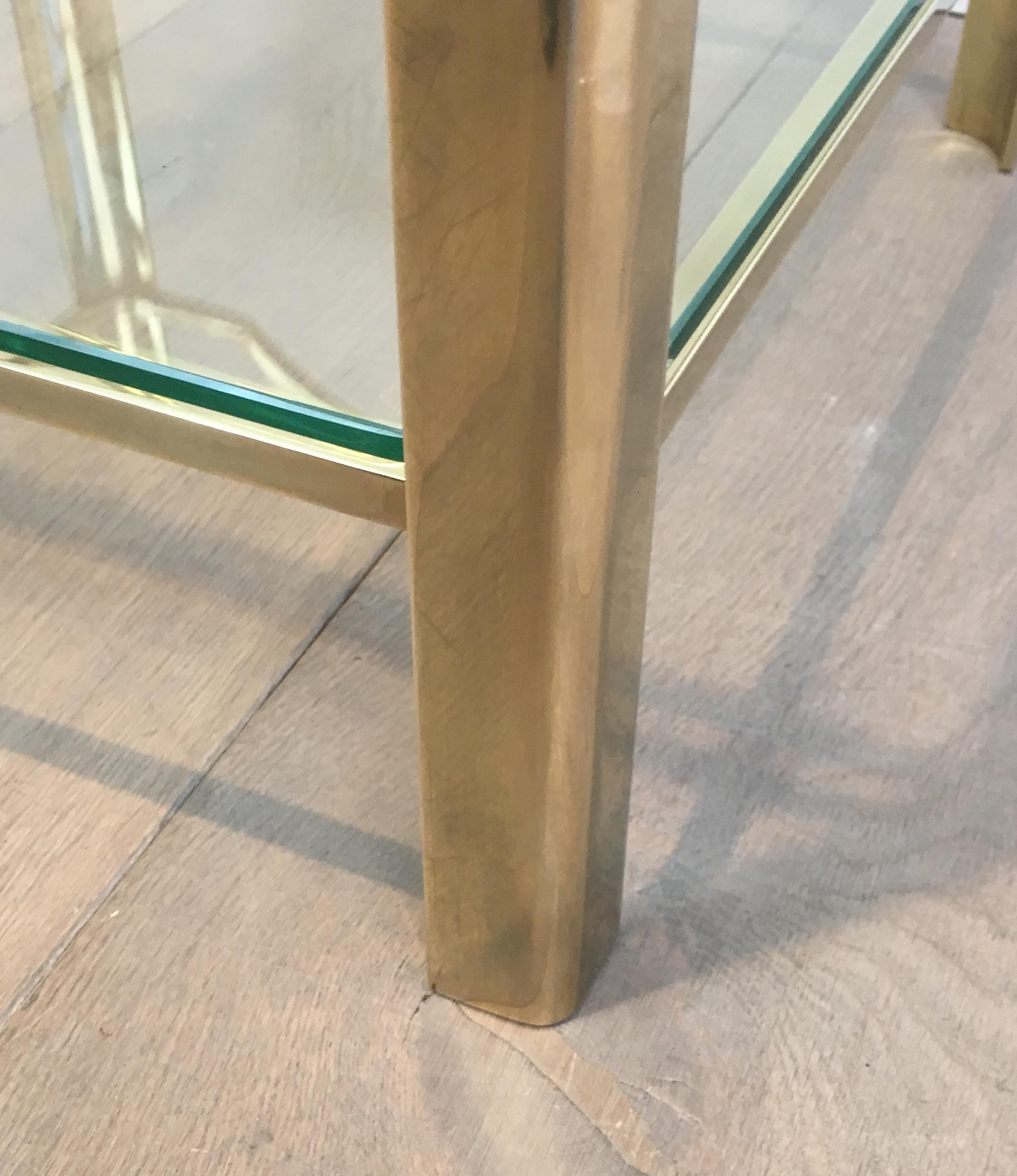 Attributed to Jacques Quinet, Bronze Side Table, circa 1970 7