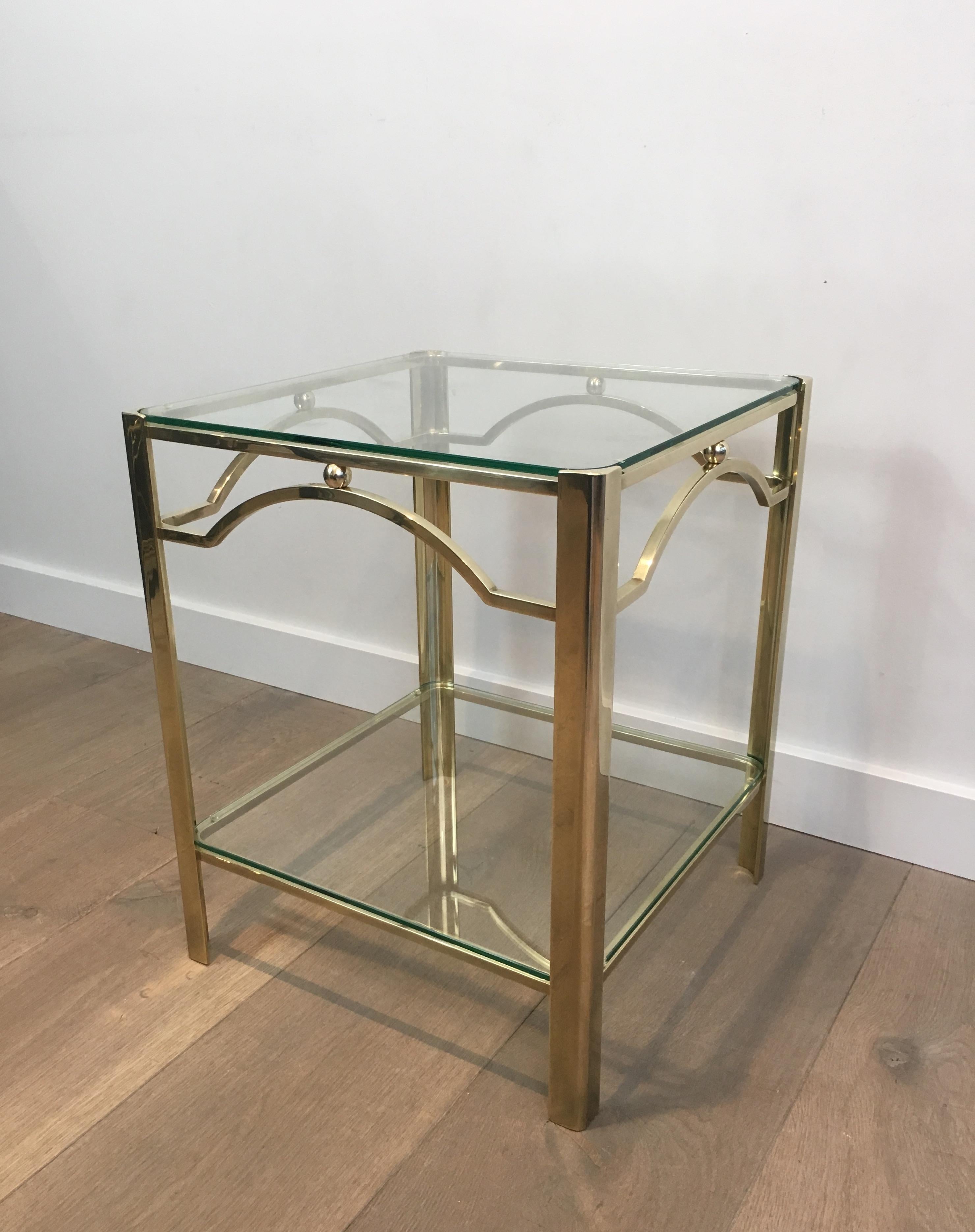 Attributed to Jacques Quinet, Bronze Side Table, circa 1970 13