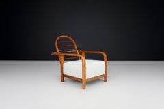 Attributed to Jan Vaněk, Adjustable Bentwood Lounge Chair, Czechia, 1930s