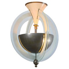 Attributed to Jean Boris Lacroix (1902-1984) Art deco modernist suspension