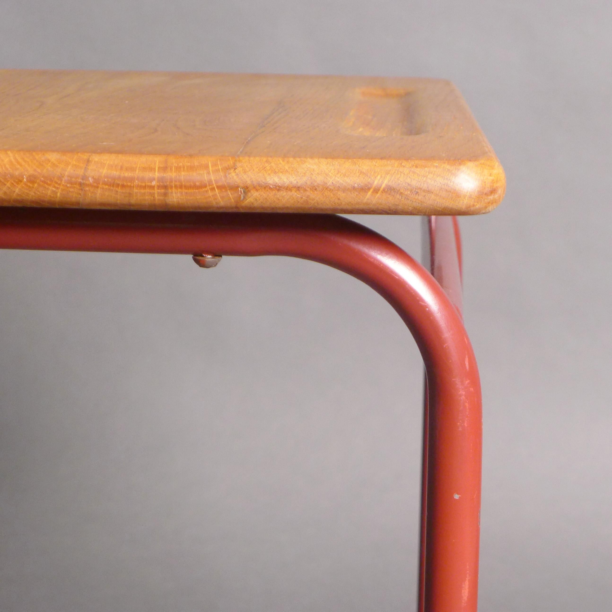 Metal Attributed to Jean Prouvé, Child's School Desk, suitable for use as side table