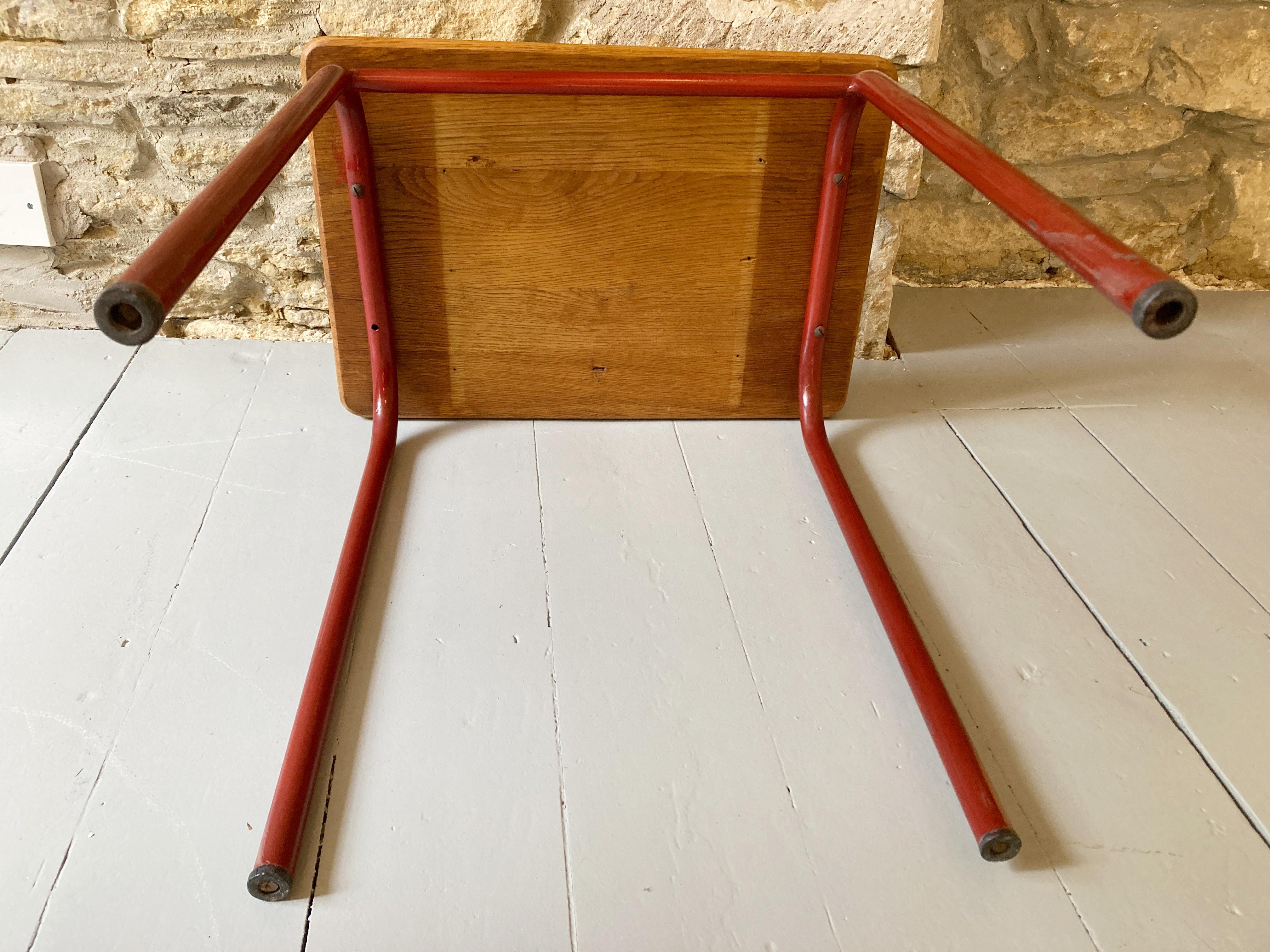 Attributed to Jean Prouvé, Child's School Desk, suitable for use as side table 1