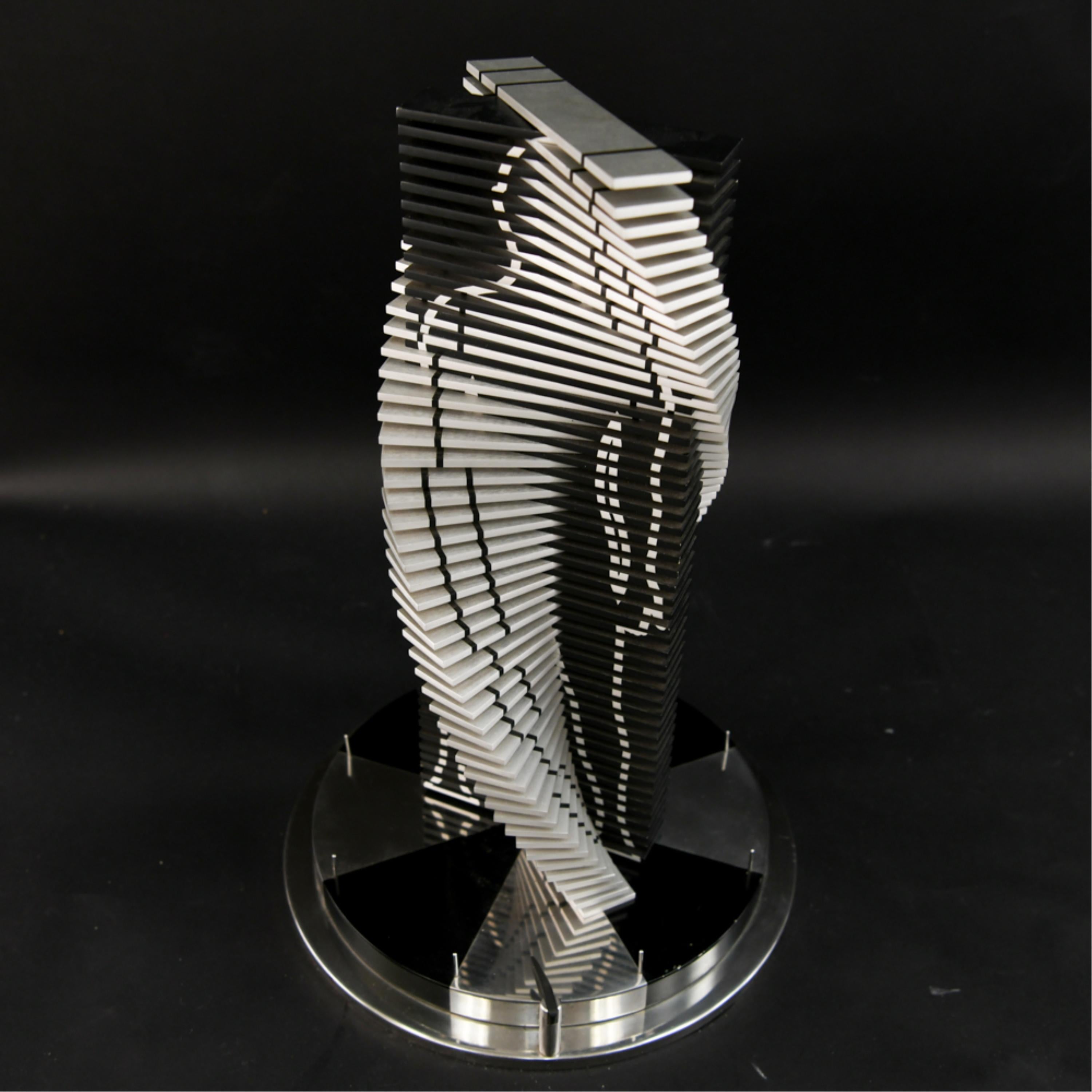 Attributed to Jonathan Borofsky Kinetic Metal Sculpture In Good Condition In Norwalk, CT