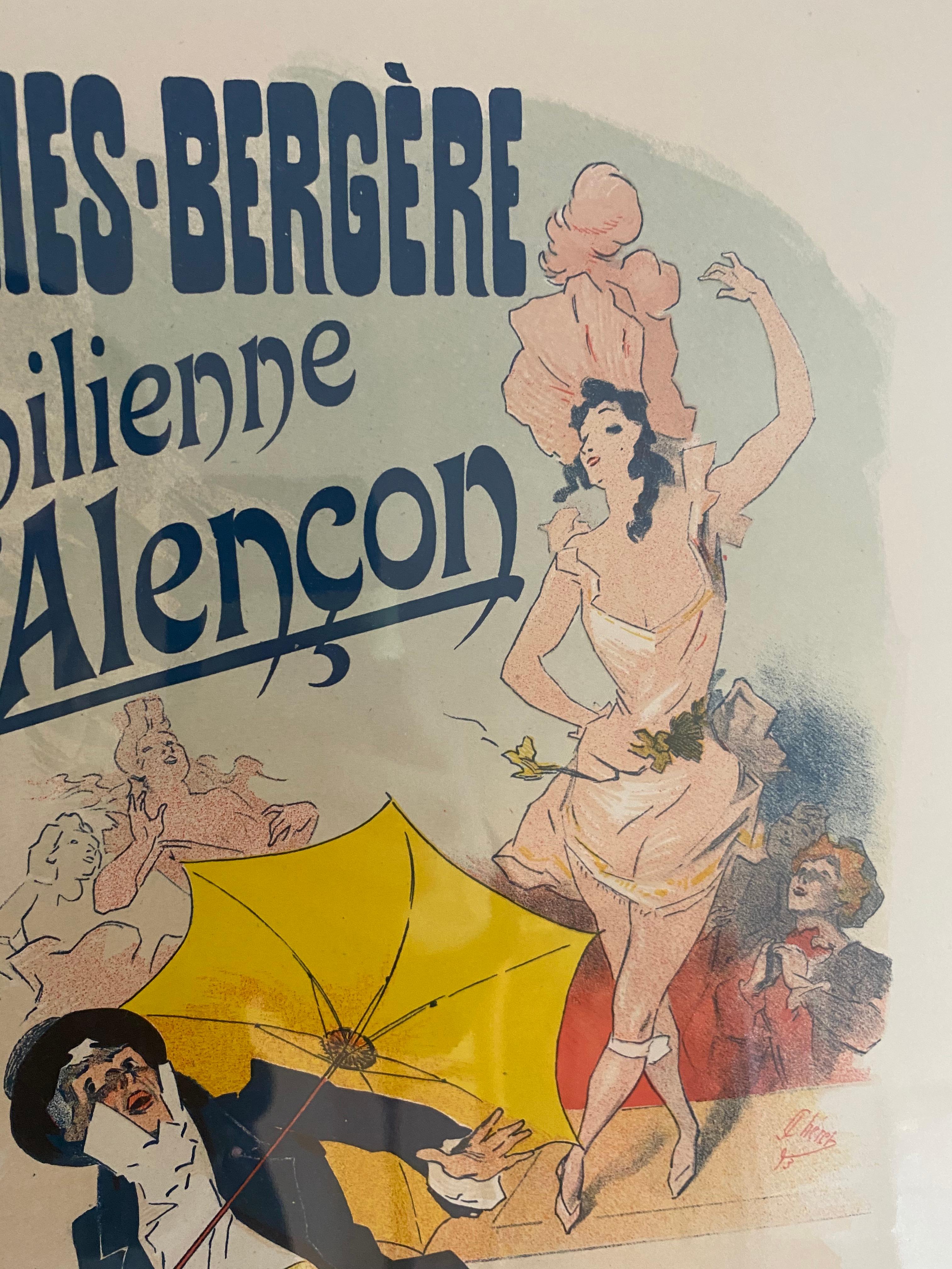 „“Emilienne dAlencon“ aus Les Maitres de l'Affiche im Angebot 1