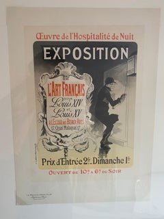 Antique "Oeuvre de l'Hospitalite de Nuit" from Les Maitres de l'Affiche