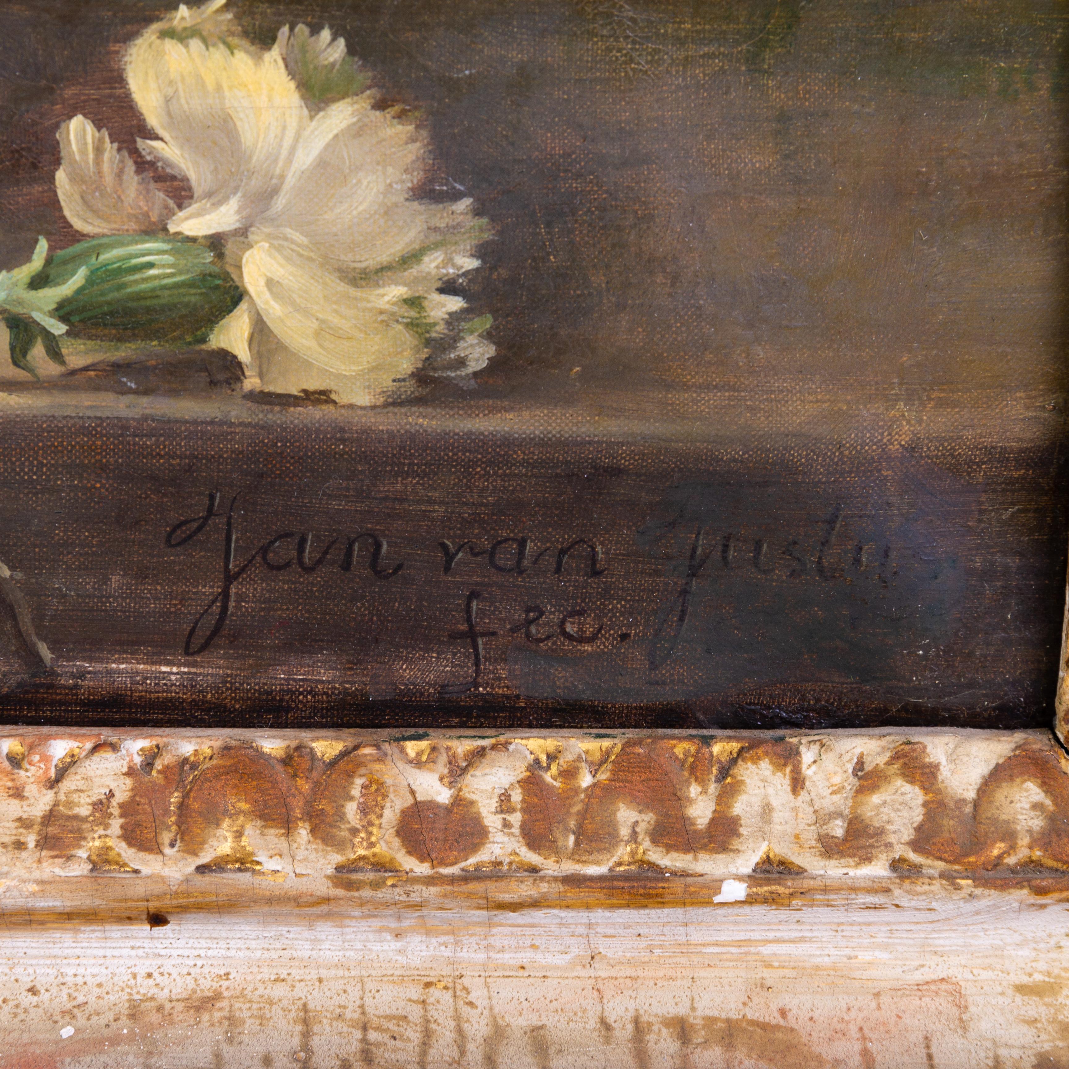 18th Century Attributed to Justus van Huysum the Elder (1659–1716) Dutch Flowers Still Life For Sale