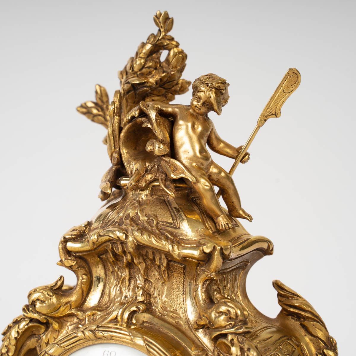 Gilt Attributed to L.Messagé (1842-1901) and F.Linke, 