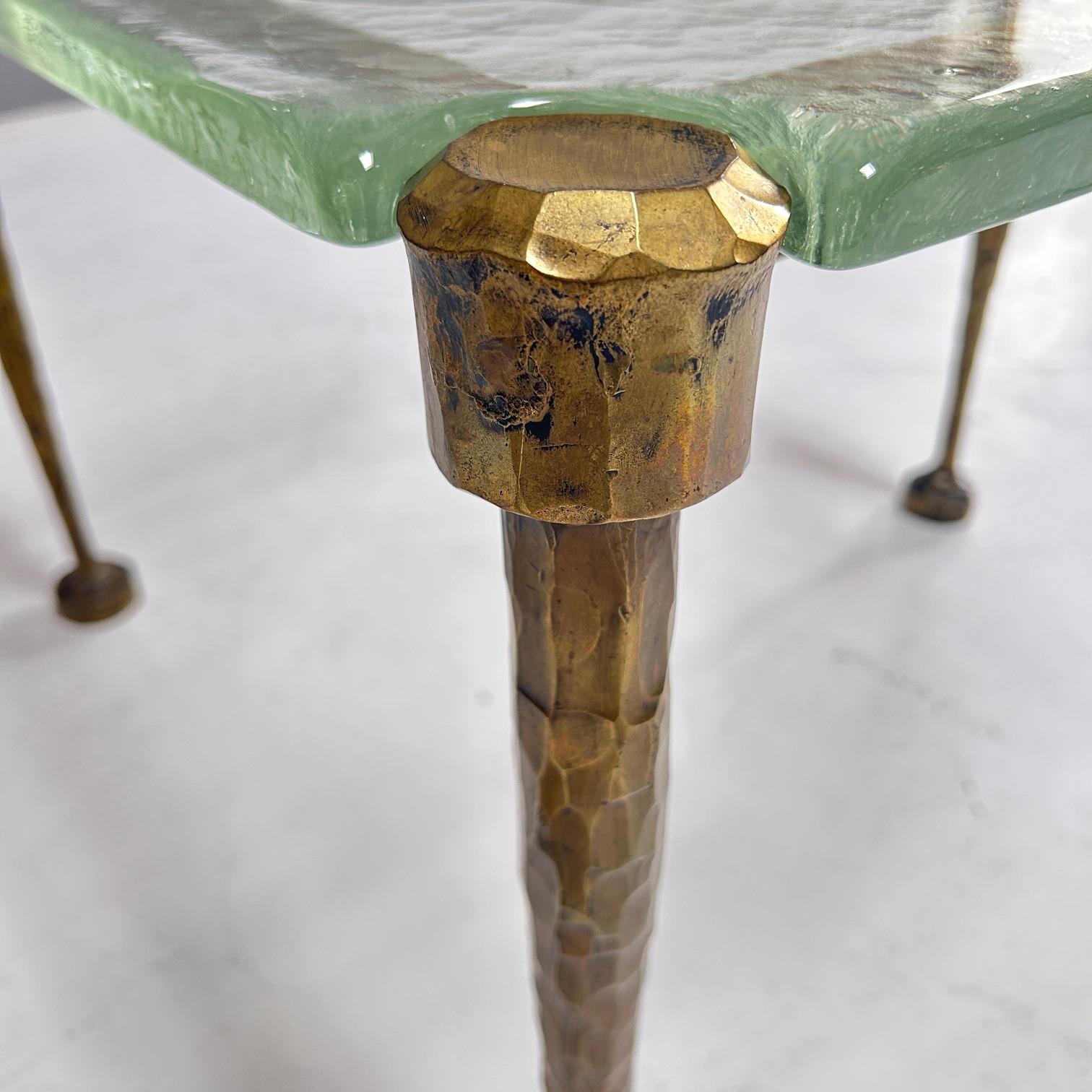 Attributed to Lothar Klute, set of two half-rounded coffee tables, 1980 For Sale 1