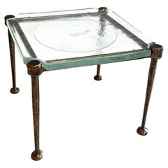 Attributed to Lothar Klute, square coffee table, 1980