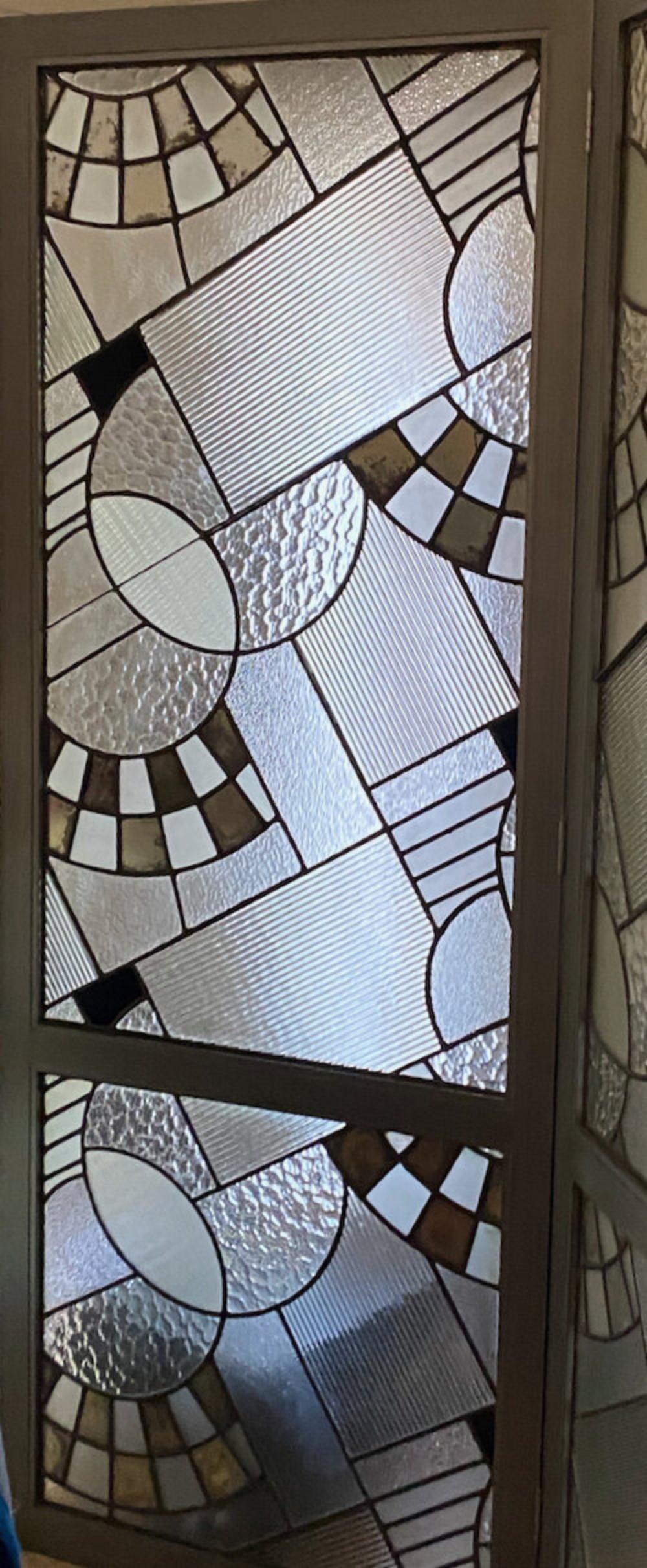 stained glass room divider