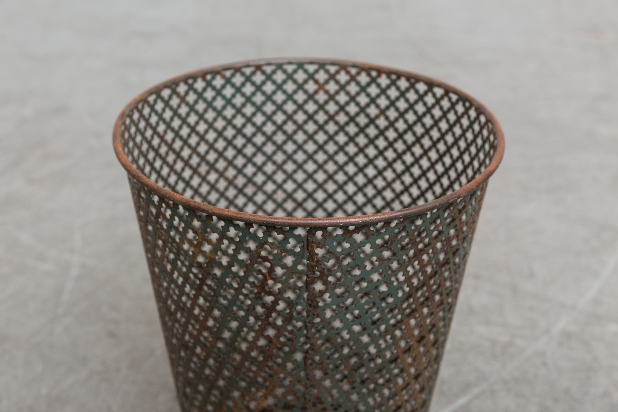 French Attributed to Matthieu Mategot for Artimeta Waste Baskets