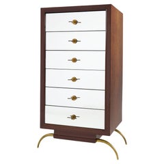 Maurice Dufrene zugeschrieben, Verspiegelte Kommode, Frankreich, um 1936