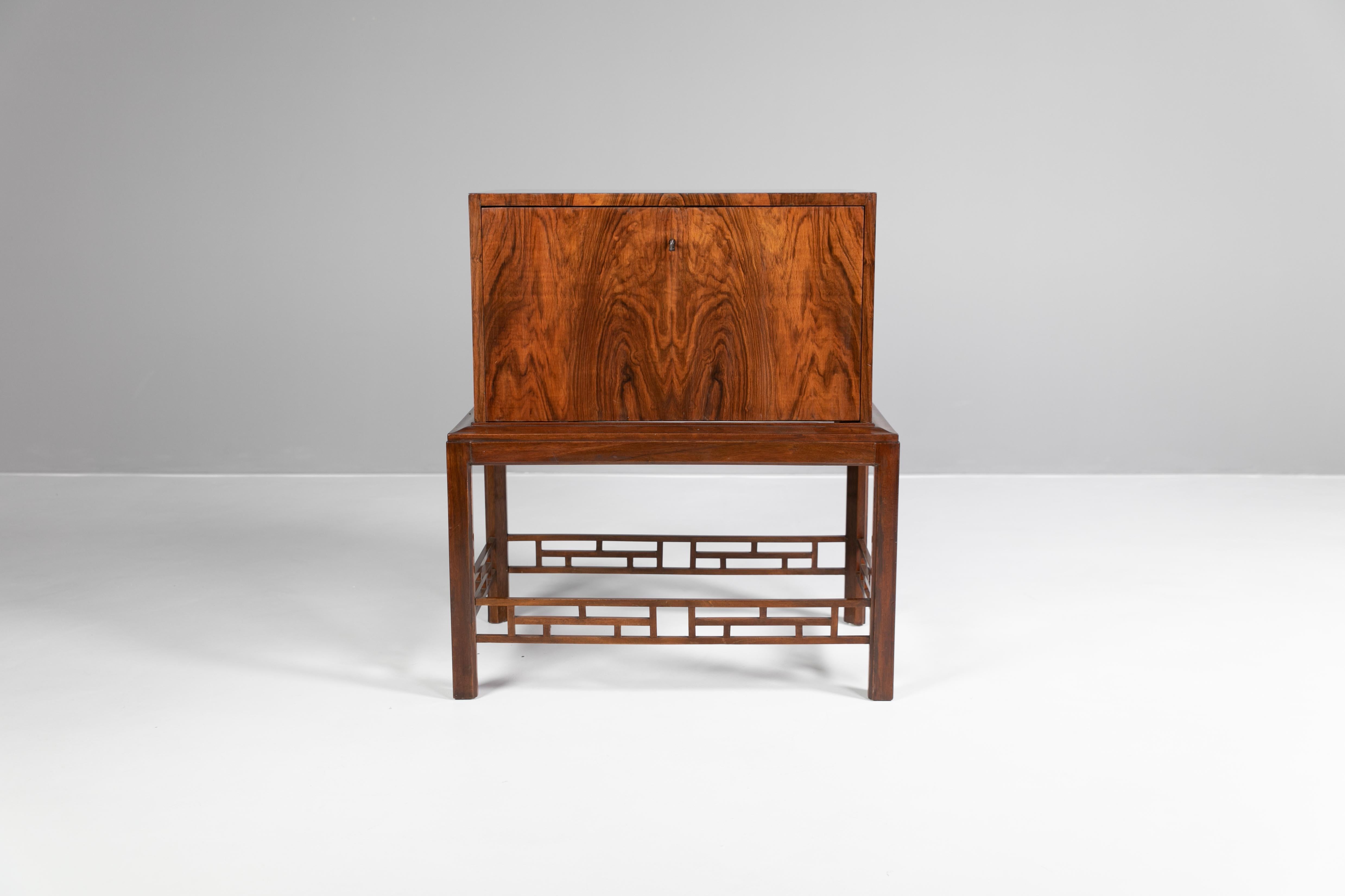 Art Deco Attributed to Max Wiederanders, Small Drawer Cabinet, 1920 For Sale