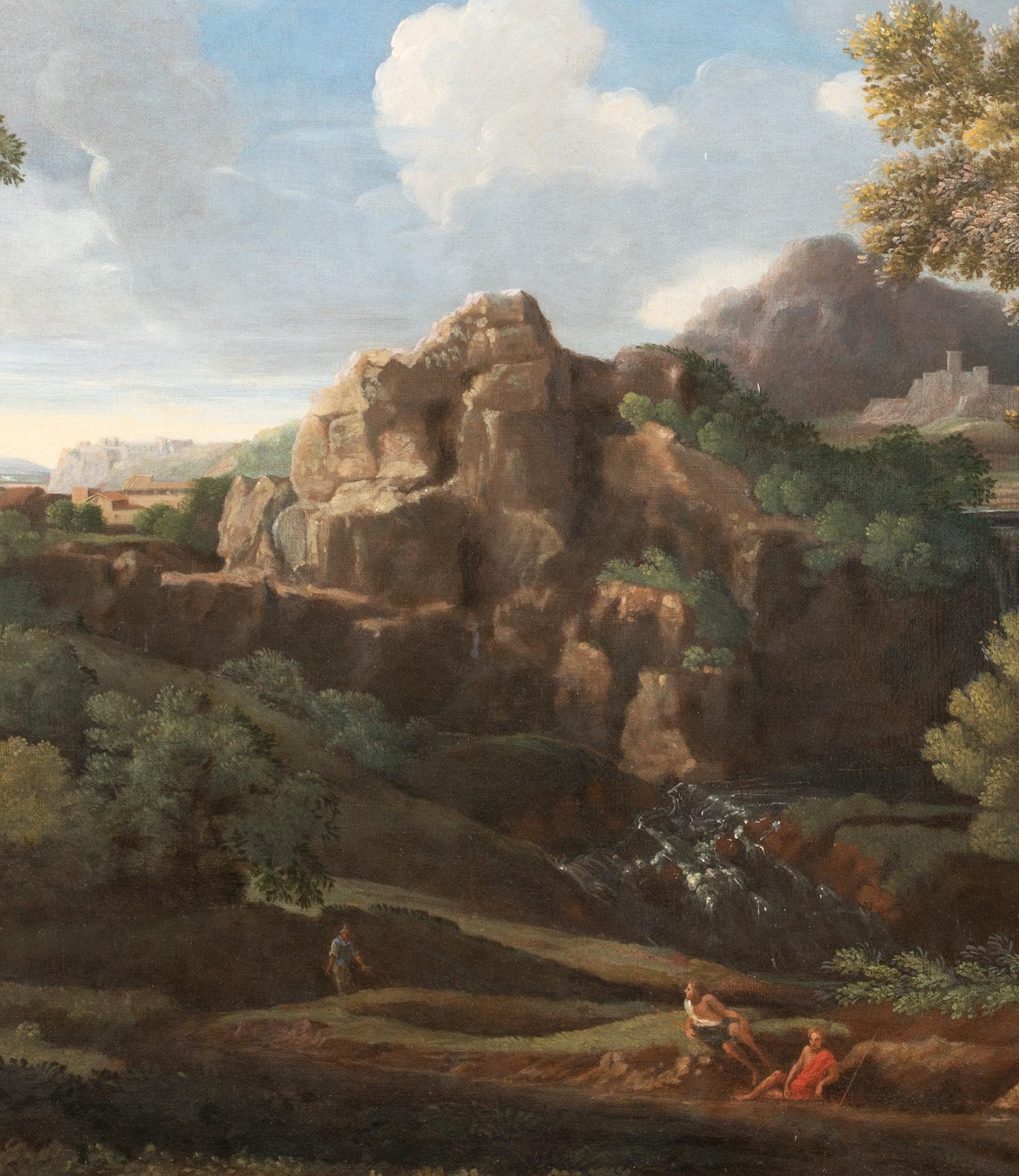 Figures In A Waterfall Landscape, 17th Century 1