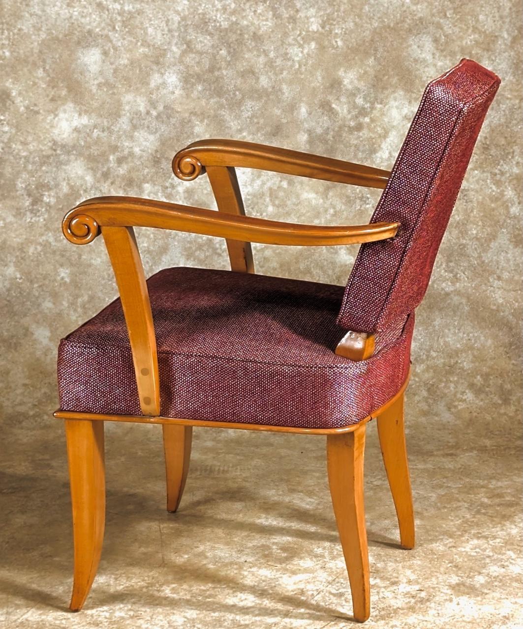 Attributed to Pierre Lardin, pair of armchairs In Excellent Condition For Sale In Philadelphia, PA